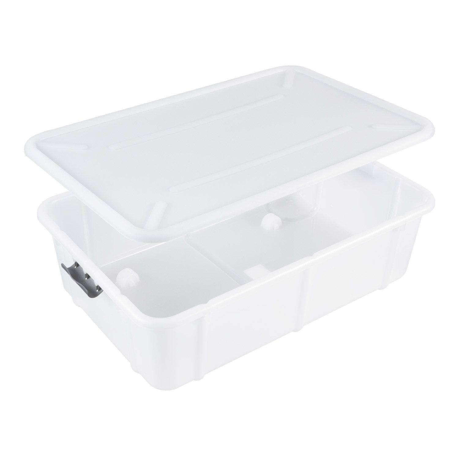 BranQ Aufbewahrungsbox, Velur 29L Behälter mit Deckel und Rädern