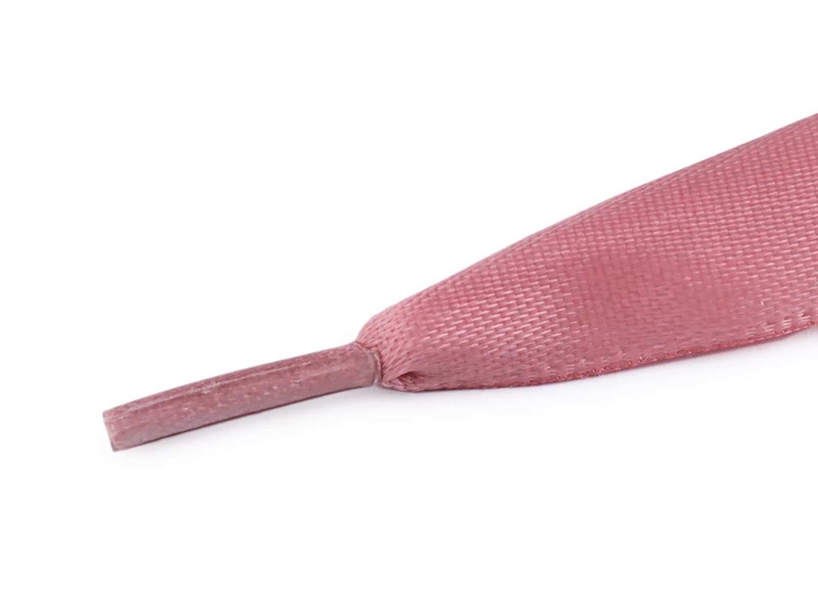 maDDma Schnürsenkel 1 Paar Schnürsenkel Satin 110cmx19mm Bekleidungskordel Kordel, 110 x 1.9 cmorchidee