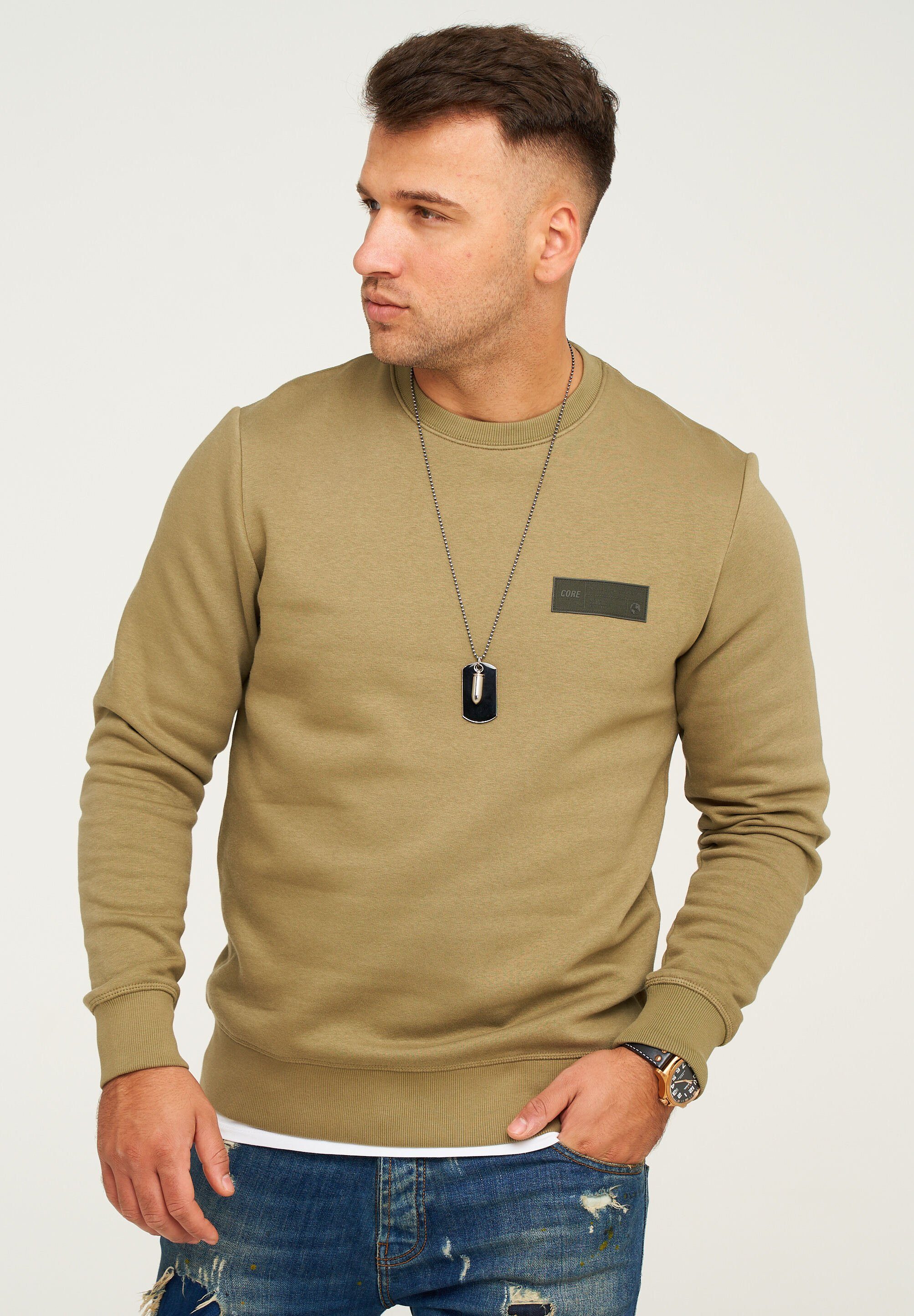 Jack & Jones Sweatshirt POPS SWEAT CREW NECK Sweatpullover Casual Basic Shi günstig online kaufen