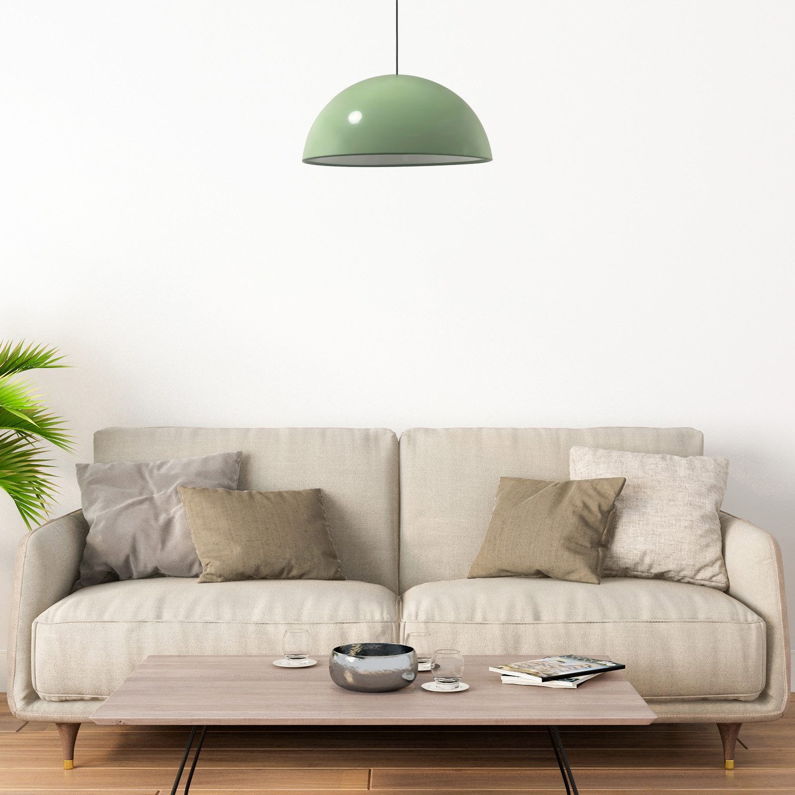 Bamyum Pendelleuchte Bamyum Hängelampe I Lipeo I Ø40 cm E27 Metall Deko Modern Lampe, ohne Leuchtmittel – Bild 5 von 5