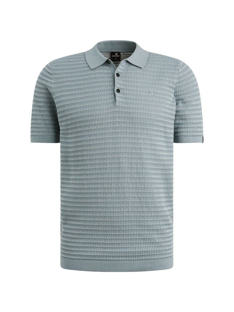 Vanguard T-Shirt Poloshirt aus Baumwolle/Modal mit Jacquardmuster