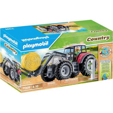 Playmobil® Konstruktions-Spielset Großer Traktor (71305), Country, (31 St), teilweise aus recyceltem Material; Made in Germany