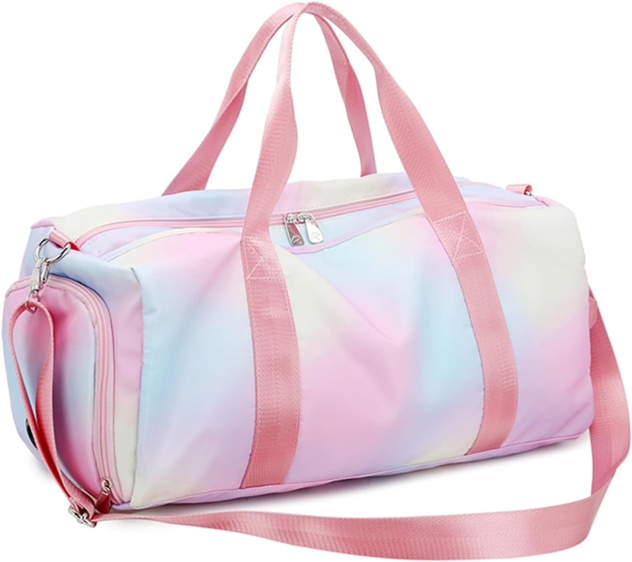 XDeer Sporttasche Reisetasche Frauen Fitness süße mit Schuhfach & Nassfach, Freizeittasche, Schultergurt, für Yoga, Schwimmen, Tourismus