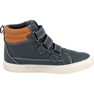 Indigo Jungen Hi-Top Schuhe 453-028 Tex Schnürschuh Klettverschluss, Wasserabweisend