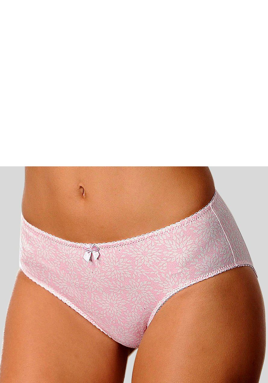 Slip hoch Baumwolle geschnittener Slip aus rosa-puder Nuance