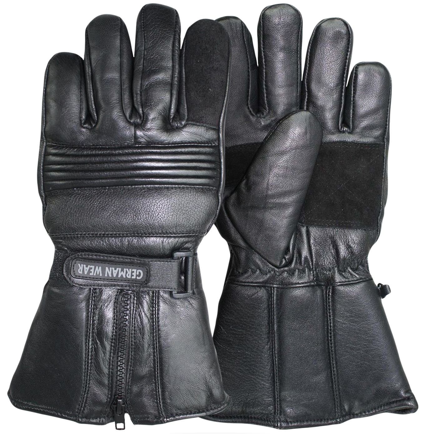 German Wear Motorradhandschuhe GW400G-M8 Winter Motorradhandschuhe Lederhan günstig online kaufen