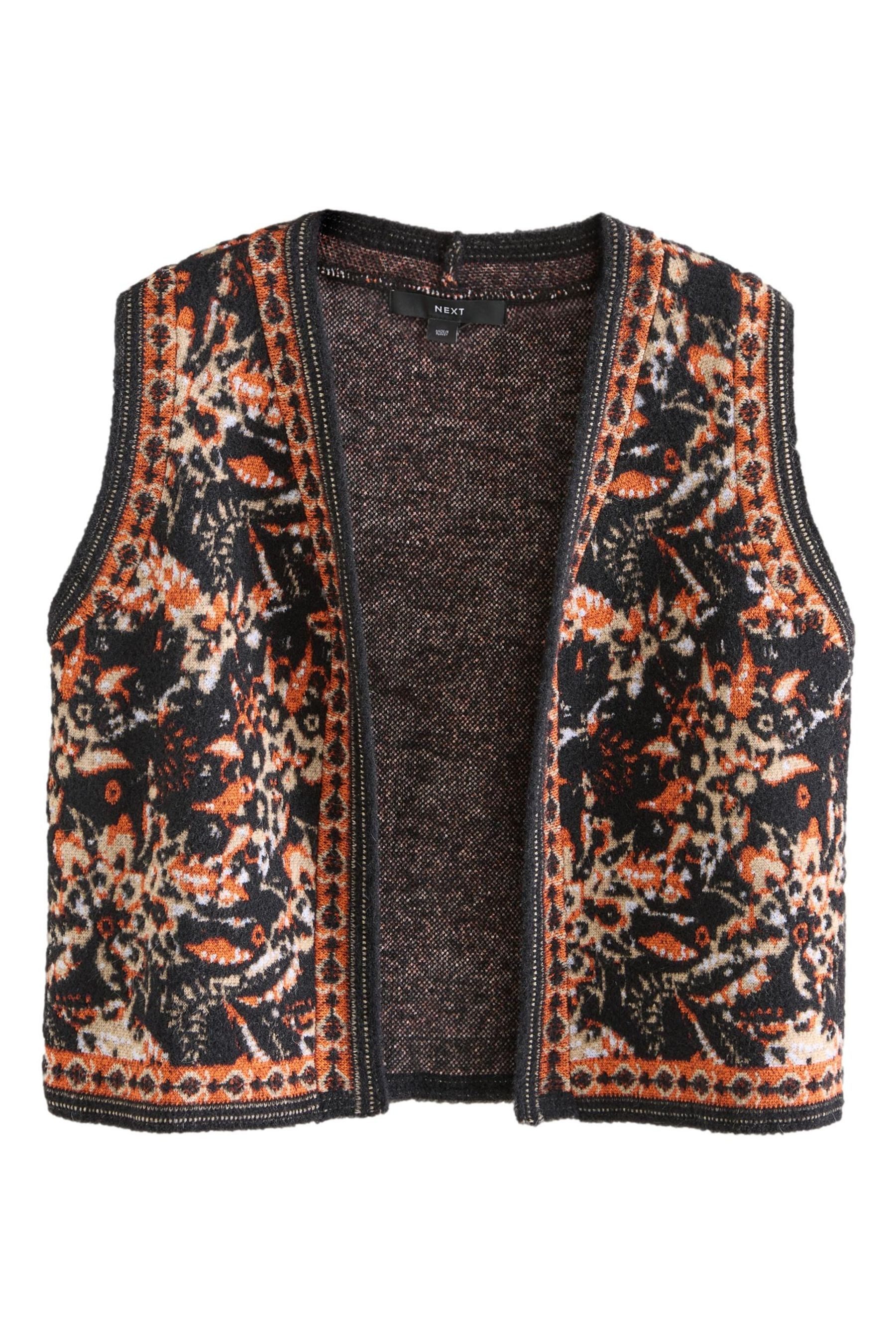 Next Strickweste Gestrickte gemusterte Weste mit günstig online kaufen