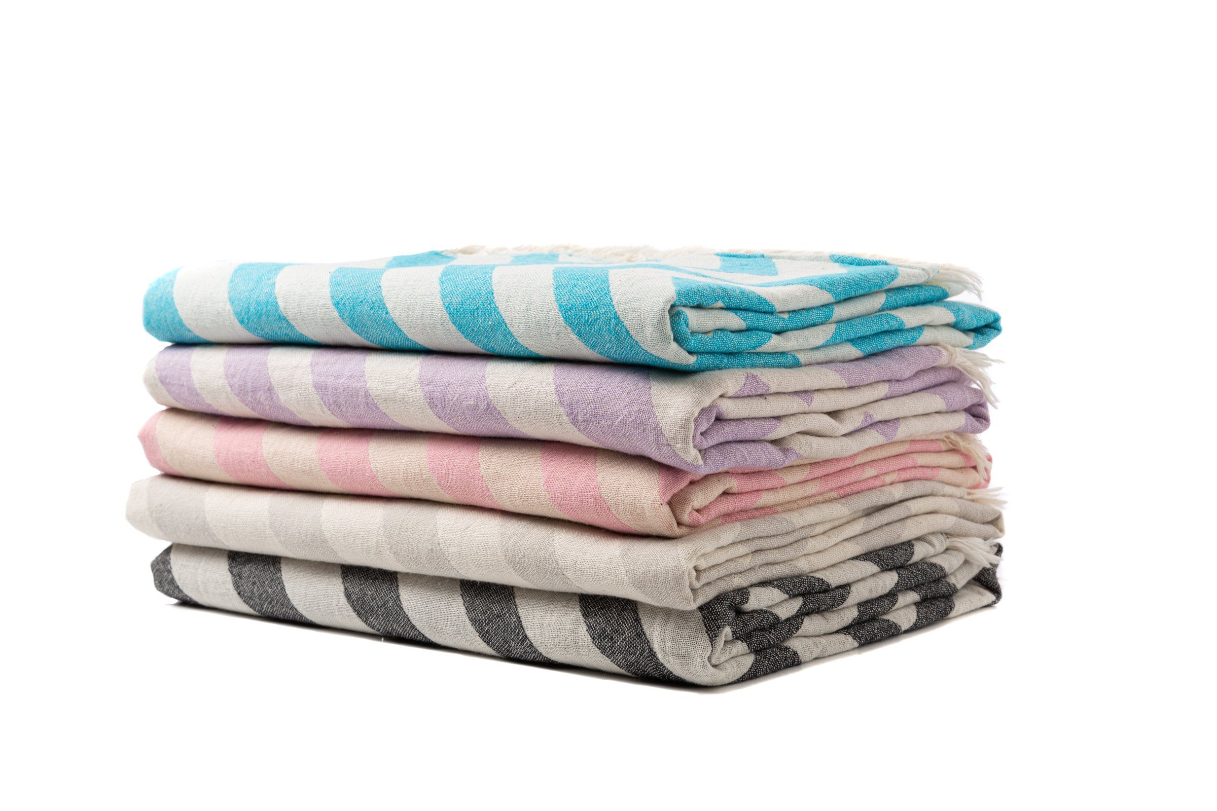 Villa Möbel Hamamtücher Strandtuch Zickzack style Mehrzweck, 100% Baumwolle günstig online kaufen