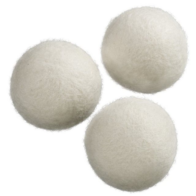 Xavax Trocknerball Trocknerbälle aus Wolle, 3 Stück (Pack, 3 Stück), aus Schafwolle