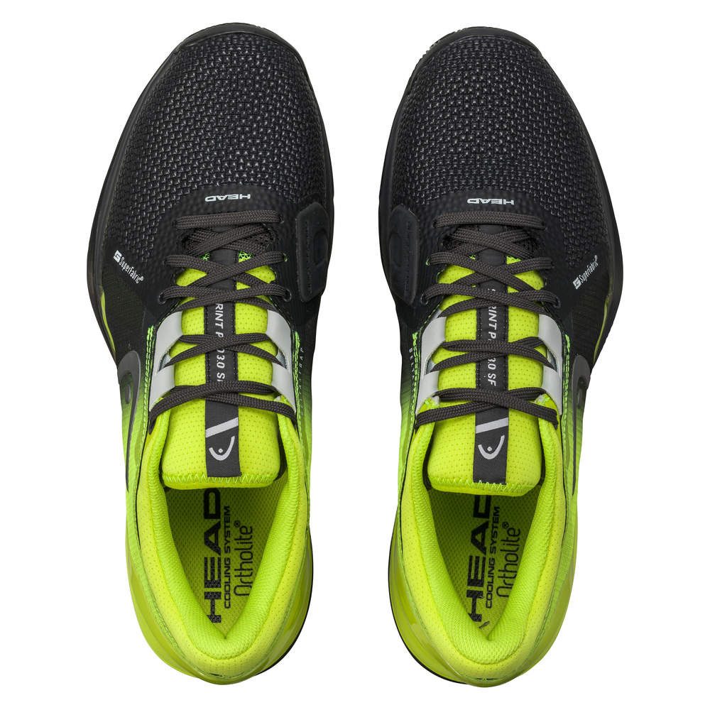 Head Sprint Pro SF 3.0 Clay/Sandplatz #22 schwarz/lime Herren Tennisschuh