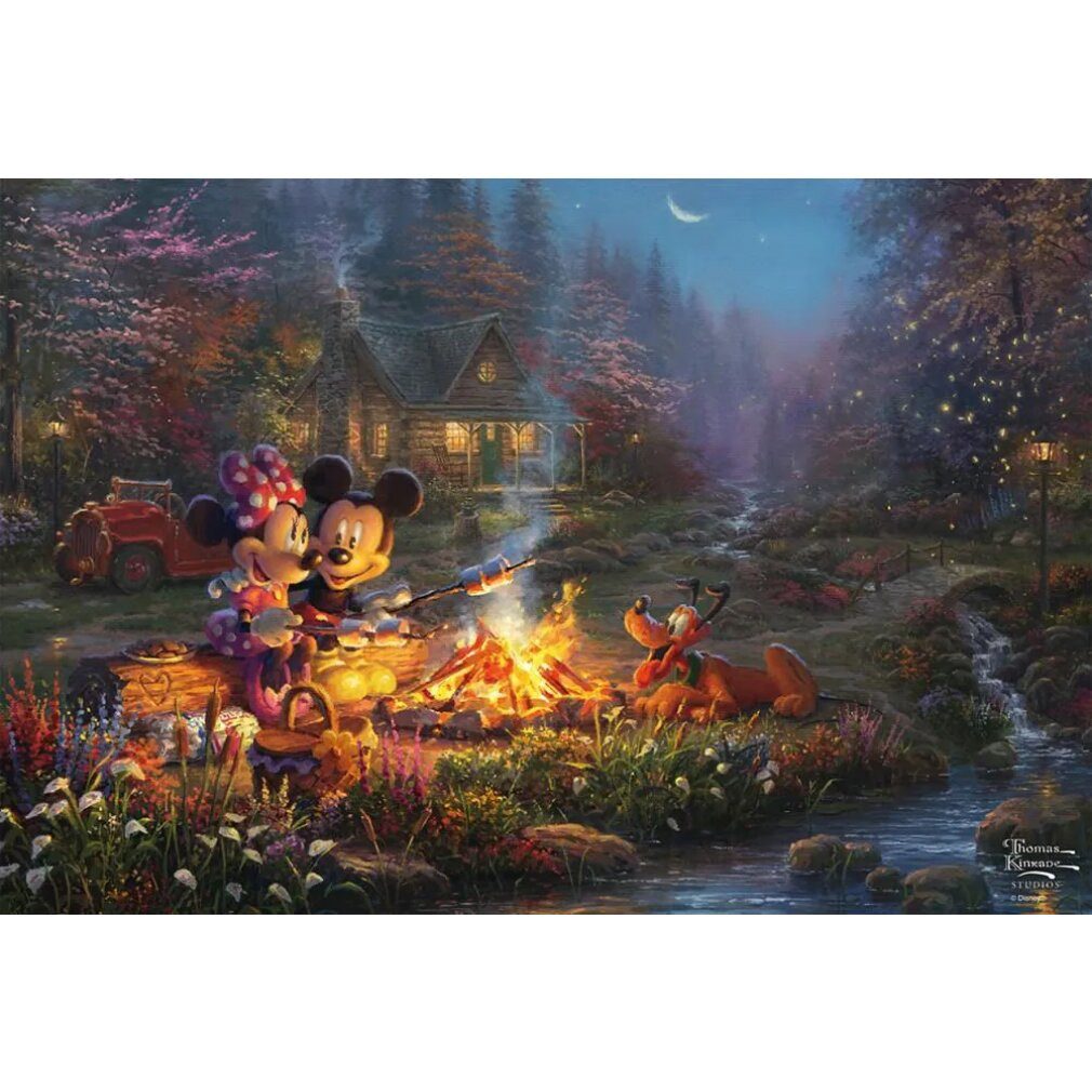 Schmidt Spiele Puzzle Thomas Kinkade Studios: Disney Mickey And Minnie Swee günstig online kaufen
