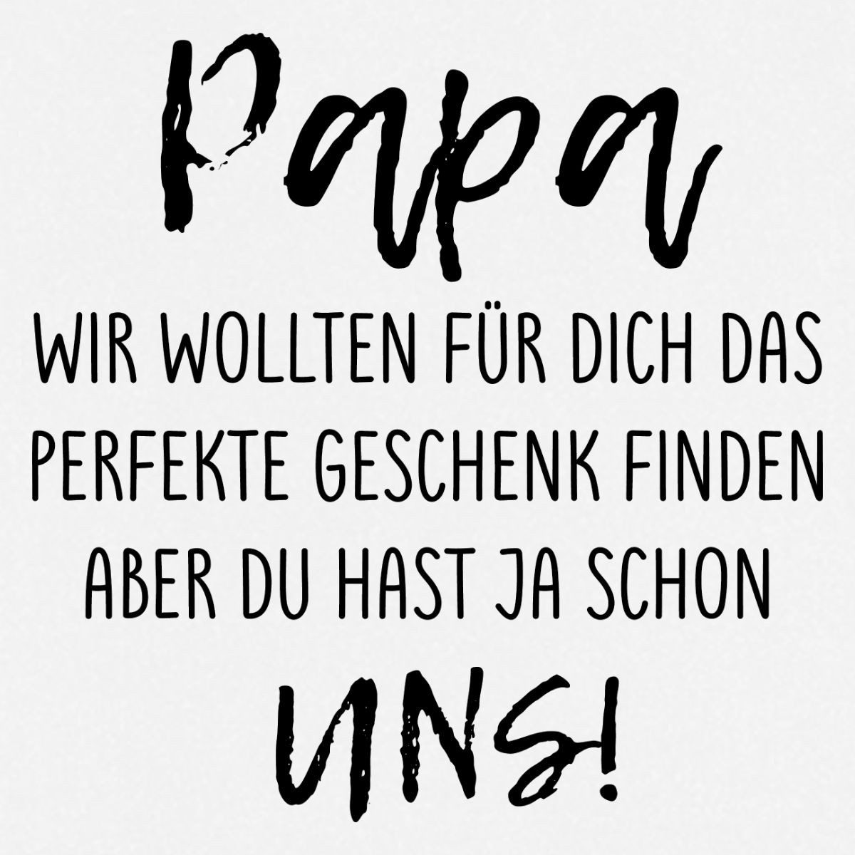 Spreadshirt Kochschürze Papa Das Perfekte Geschenk Kochschürze, (1-tlg)