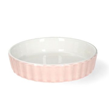 MamboCat Auflaufform 6er Set Crème Brûlée-Förmchen Emilia rosa türkis grau Schälchen, Porzellan