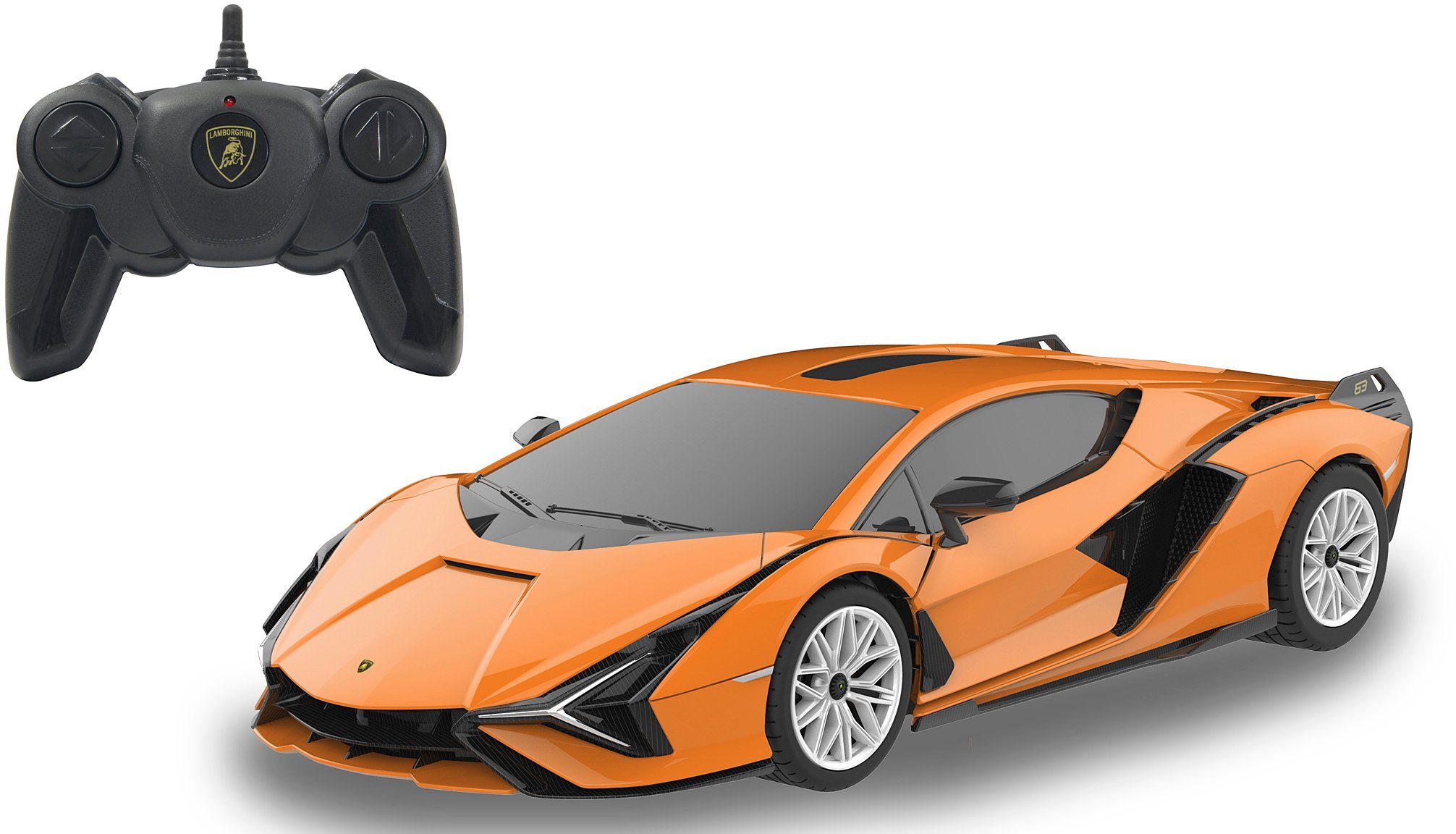 Jamara RC-Auto Lamborghini Sián 1:24, orange - 2,4 GHz