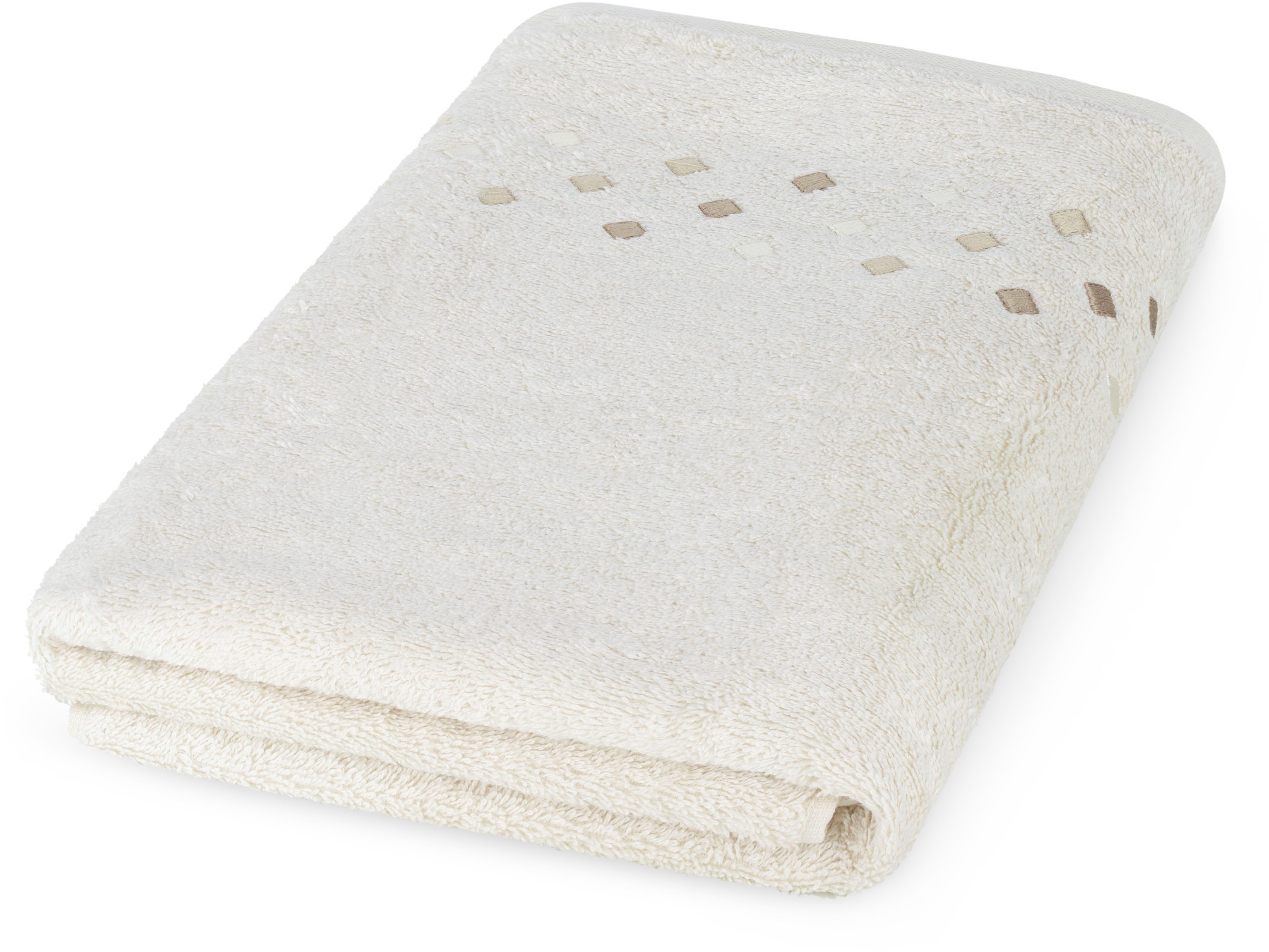 ROSS Duschtuch Stoneline, Frottier (Packung, 1-St), aus feinster Baumwolle