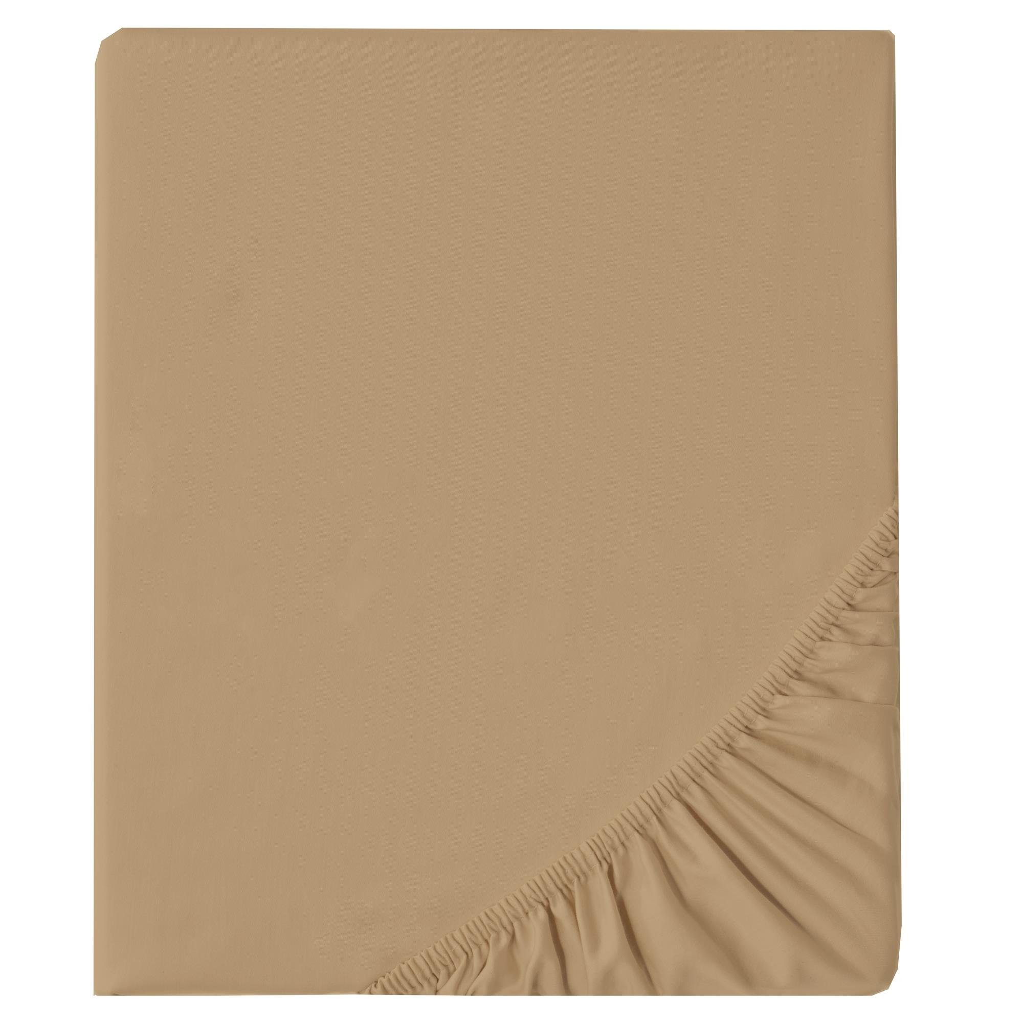 aqua-textil Spannbettlaken Luxury Spannbetttuch Mako Satin günstig online kaufen