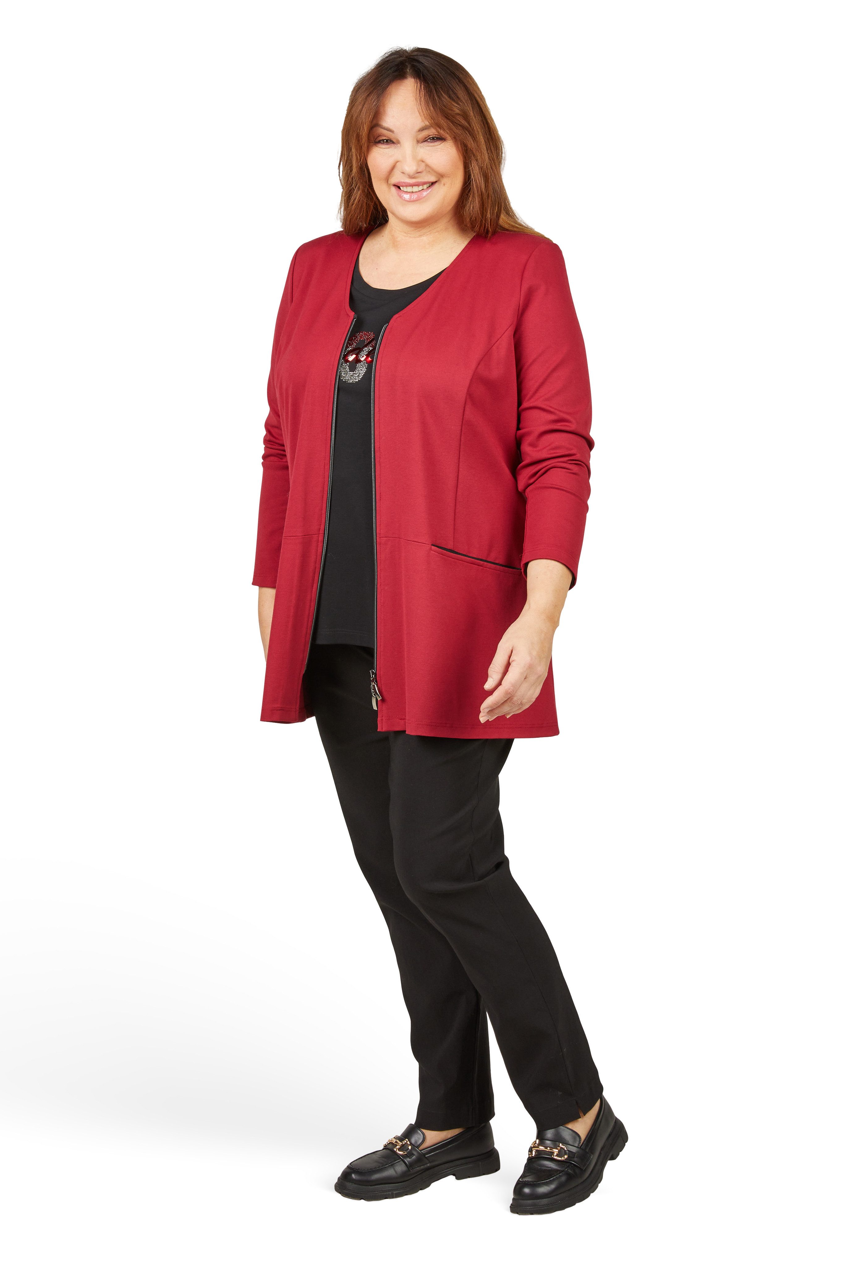 Mona Lisa REDLINE Langjacke Große Größen elegant & sportlich