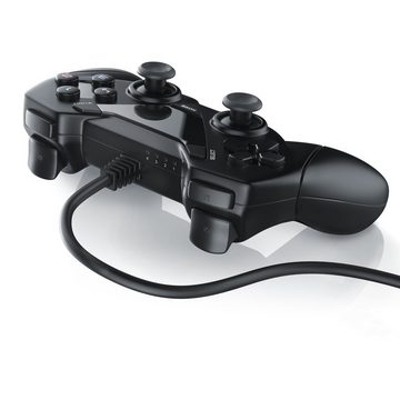 CSL PlayStation-Controller (1 St., USB Controller für Android, PC / PS3 / Direct-Input / X-Input)