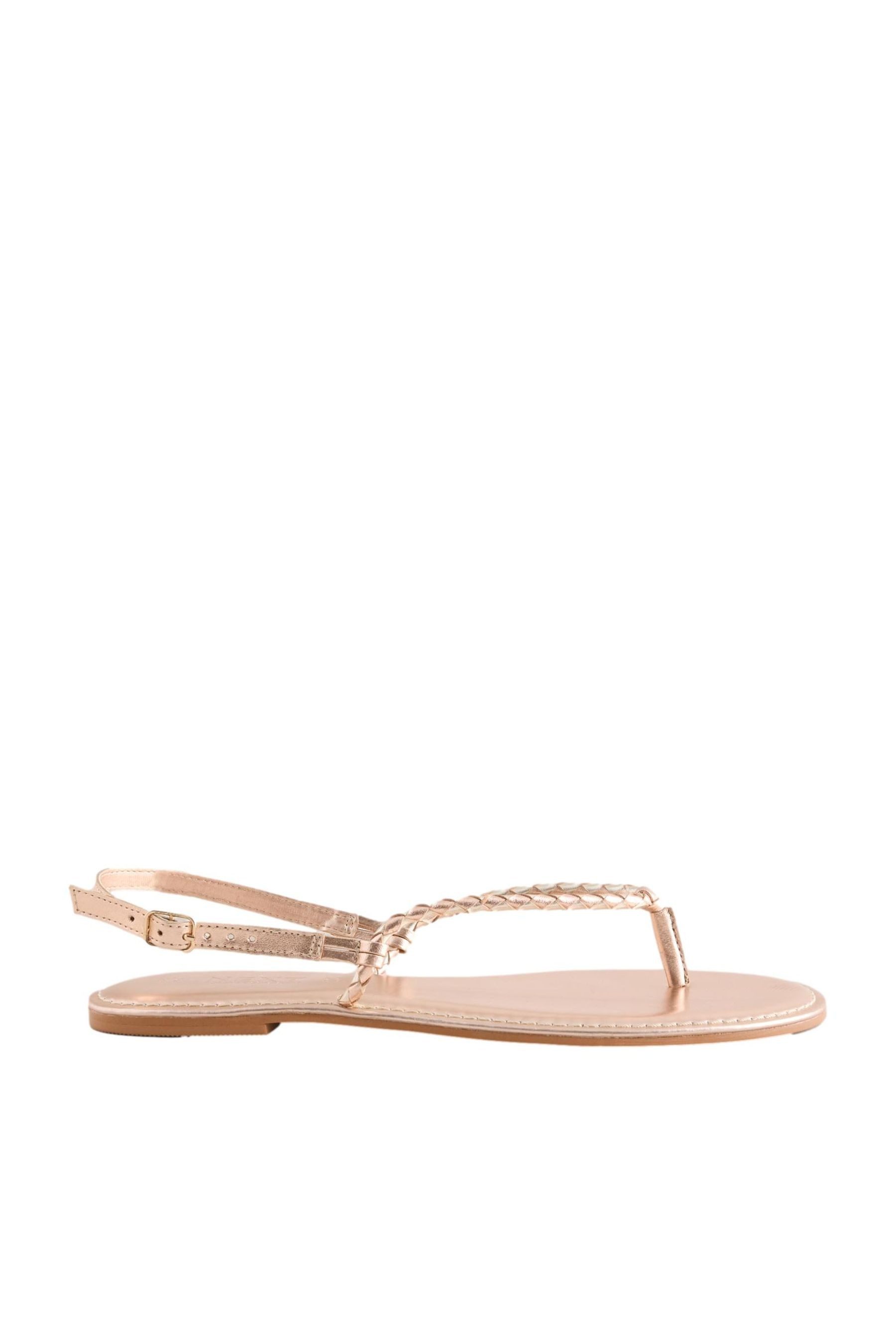Next Forever Comfort® Flache Sandalen mit Flechtband Sandale