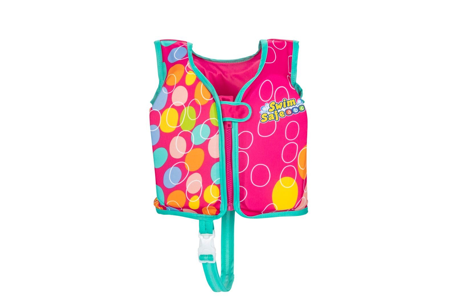 Schwimmweste Kinder Schwimmweste 11-19kg S/M Schwimmhilfe Auftriebhilfe pink grün