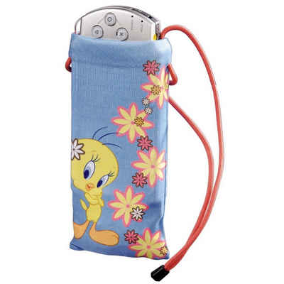 j-straps Handyhülle XXL Socke Tasche Hülle Etui Tweety Sweet, Motiv Looney Tunes Etui Konsole Handy MP4 MP3-Player Digital-Kamera