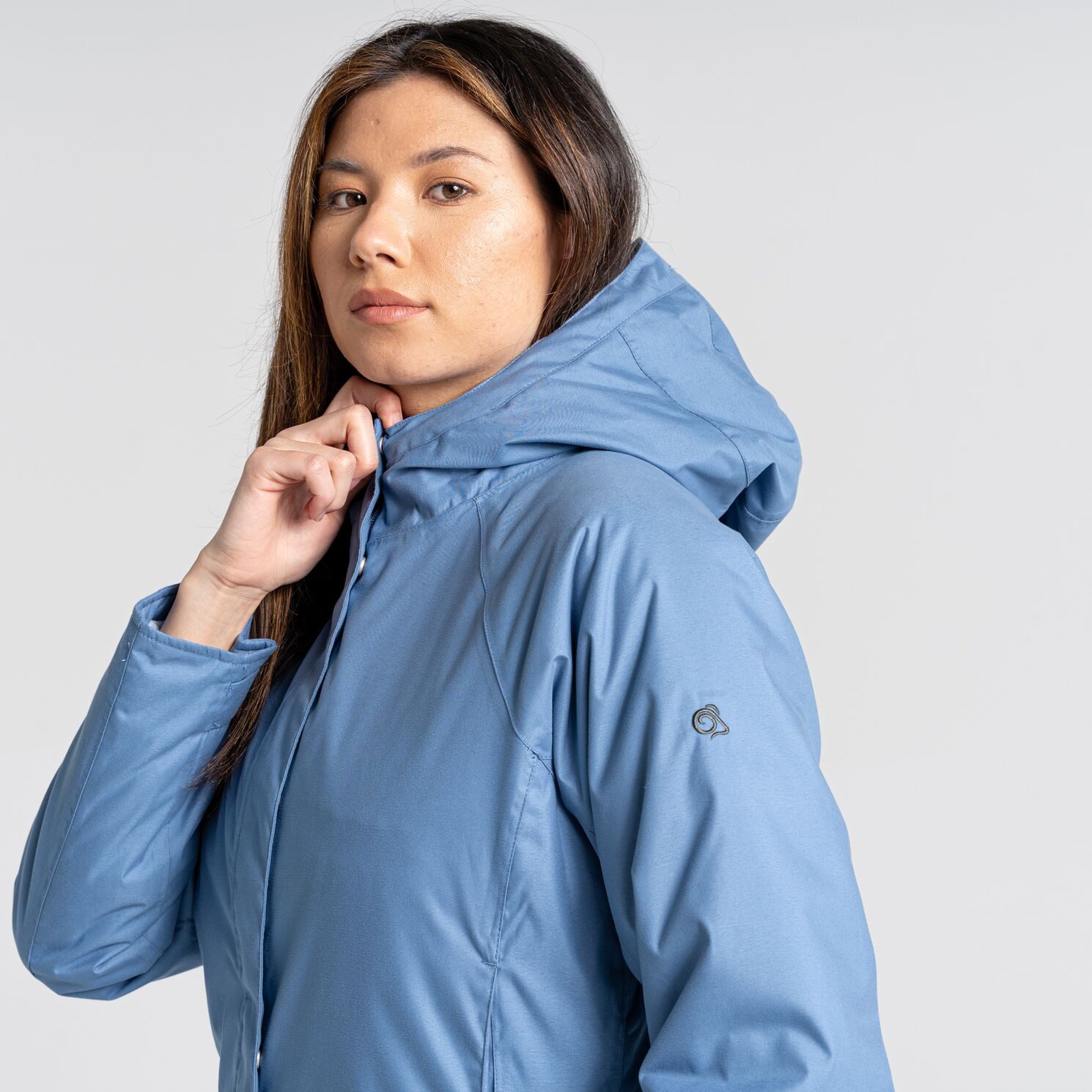 Craghoppers Hardshelljacke Craghoppers - Caithness Jacket - Damen warmer Wintermantel, blau