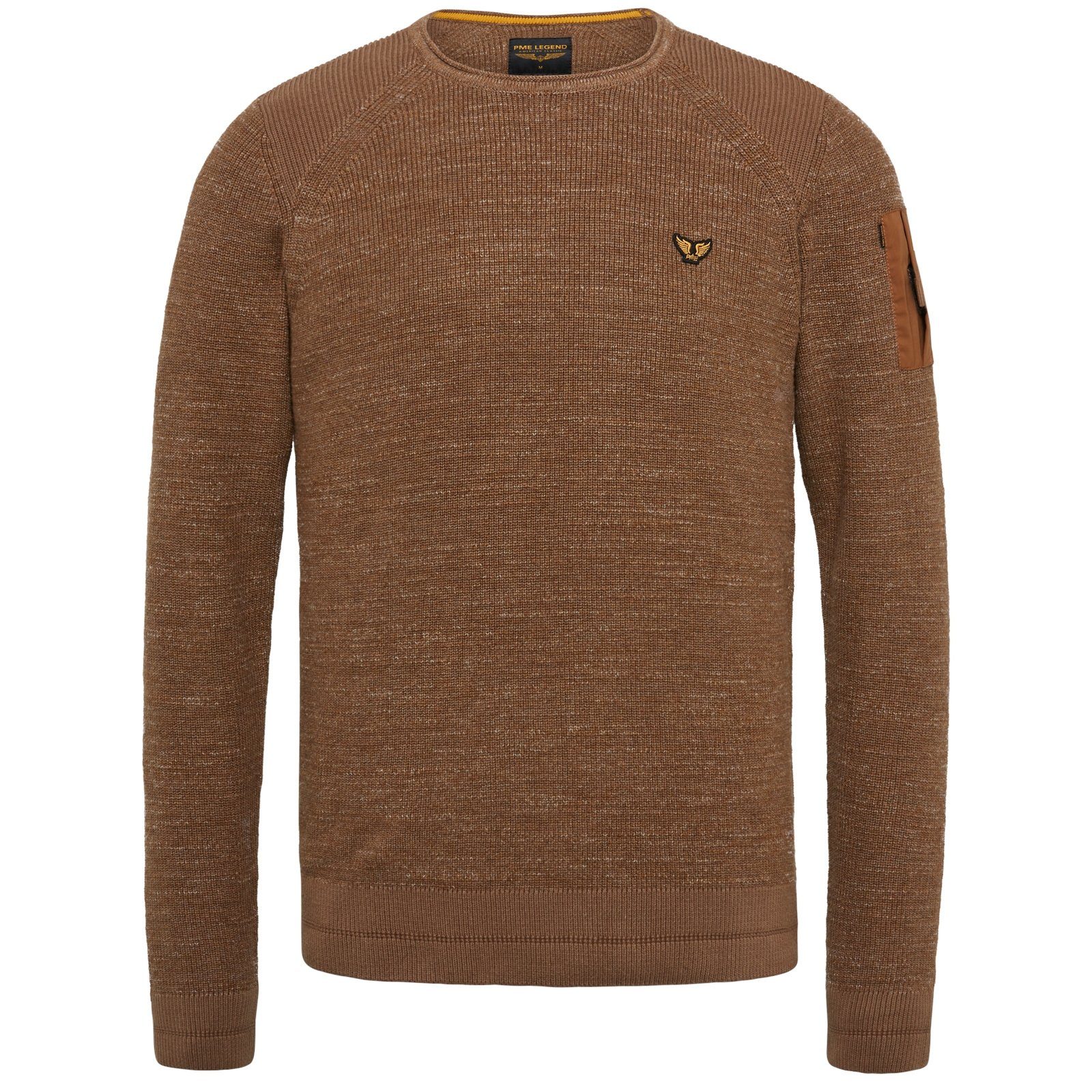 Strickpullover Long sleeve r-neck cotton rib