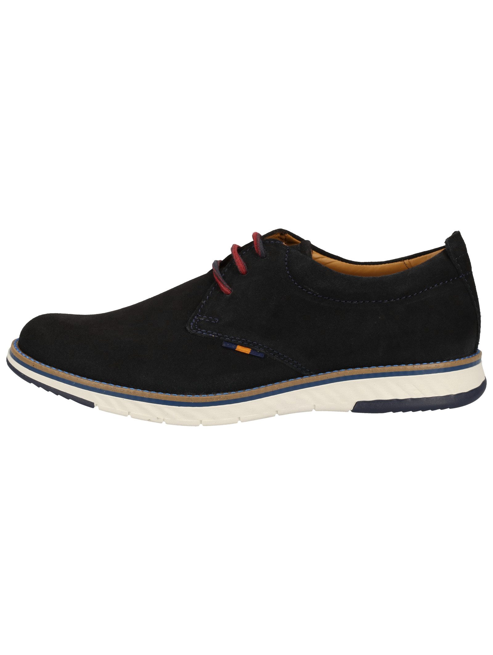 Fretz Men Halbschuhe Veloursleder Schnürschuh