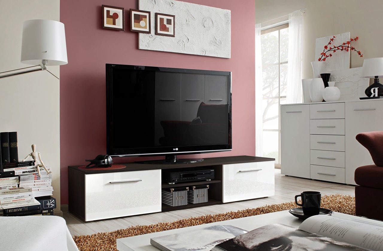 Xlmoebel Wohnwand Moderner TV-Ständer aus Holz für das Wohnzimmer Design Sideboard, Made in Europa