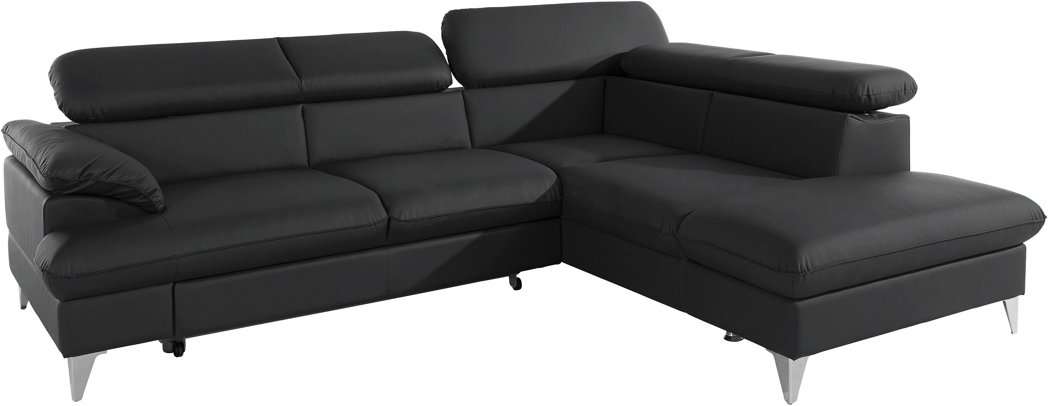 COTTA Ecksofa "Caluso L-Form", mit Kopfteilverstellung, wahlweise mit Bettf günstig online kaufen