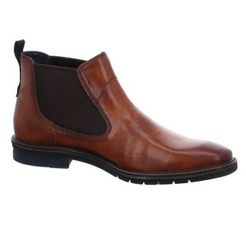 bugatti Chelsea Boots Leder-/Textilkombination uni Chelseaboots Leder-/Textilkombination