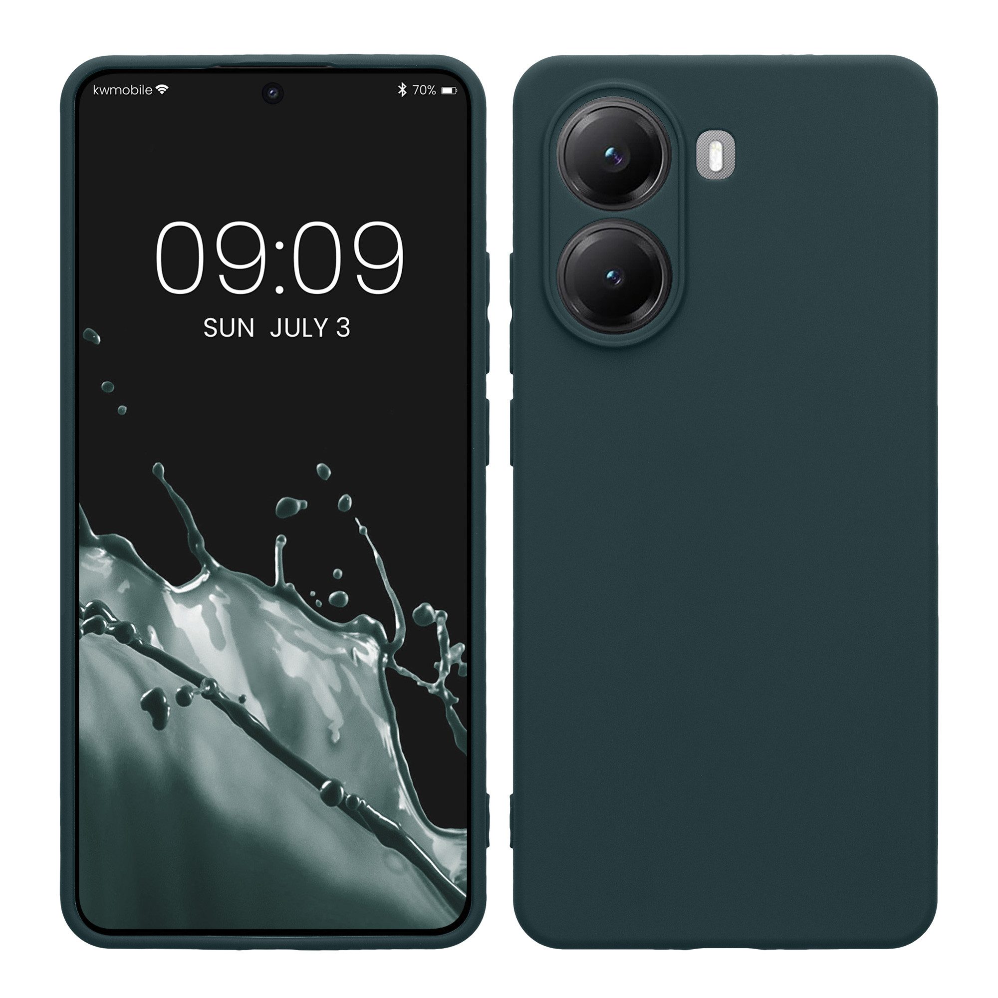 kwmobile Smartphone-Hülle Handyhülle für Xiaomi Poco X7 Pro 5G Hülle, Weiches Handy Silikon Case - Schutzhülle Cover