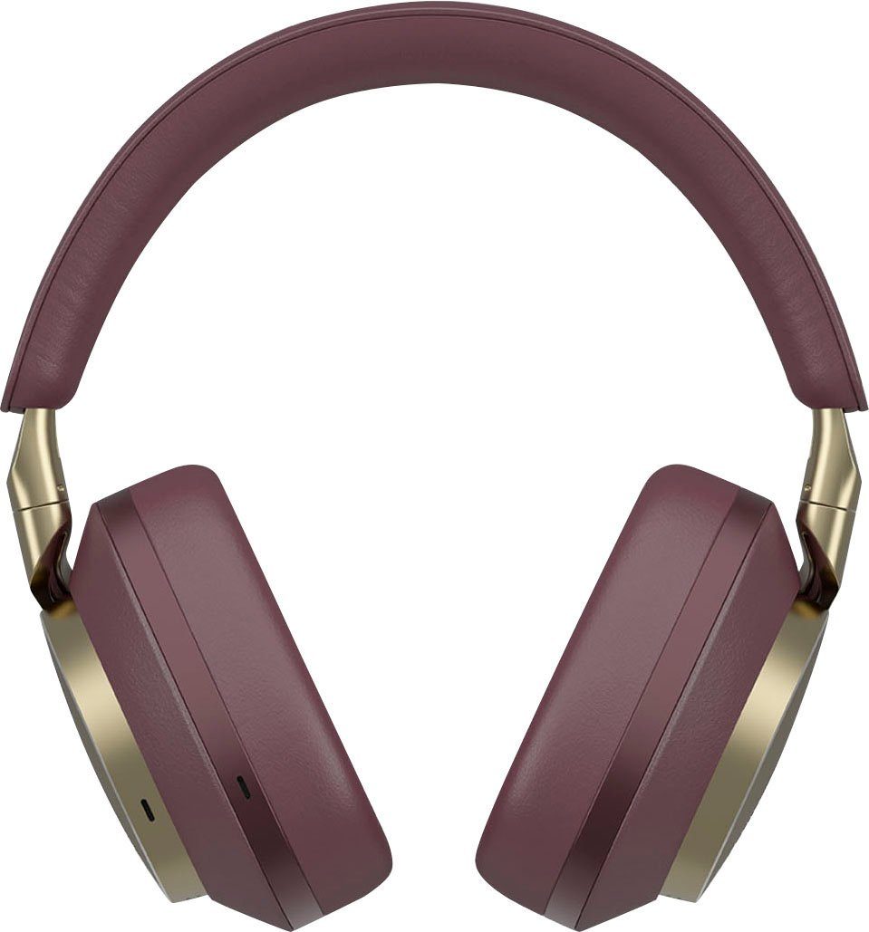 Wilkins Burgunderrot aptX A2DP HFP, Königliches Bluetooth-Kopfhörer Bluetooth, Bluetooth, Px8 AVRCP (Geräuschisolierung, Transparenzmodus, Noise-Cancelling, Hi-Res, & HSP, Bowers Bluetooth, Bluetooth)