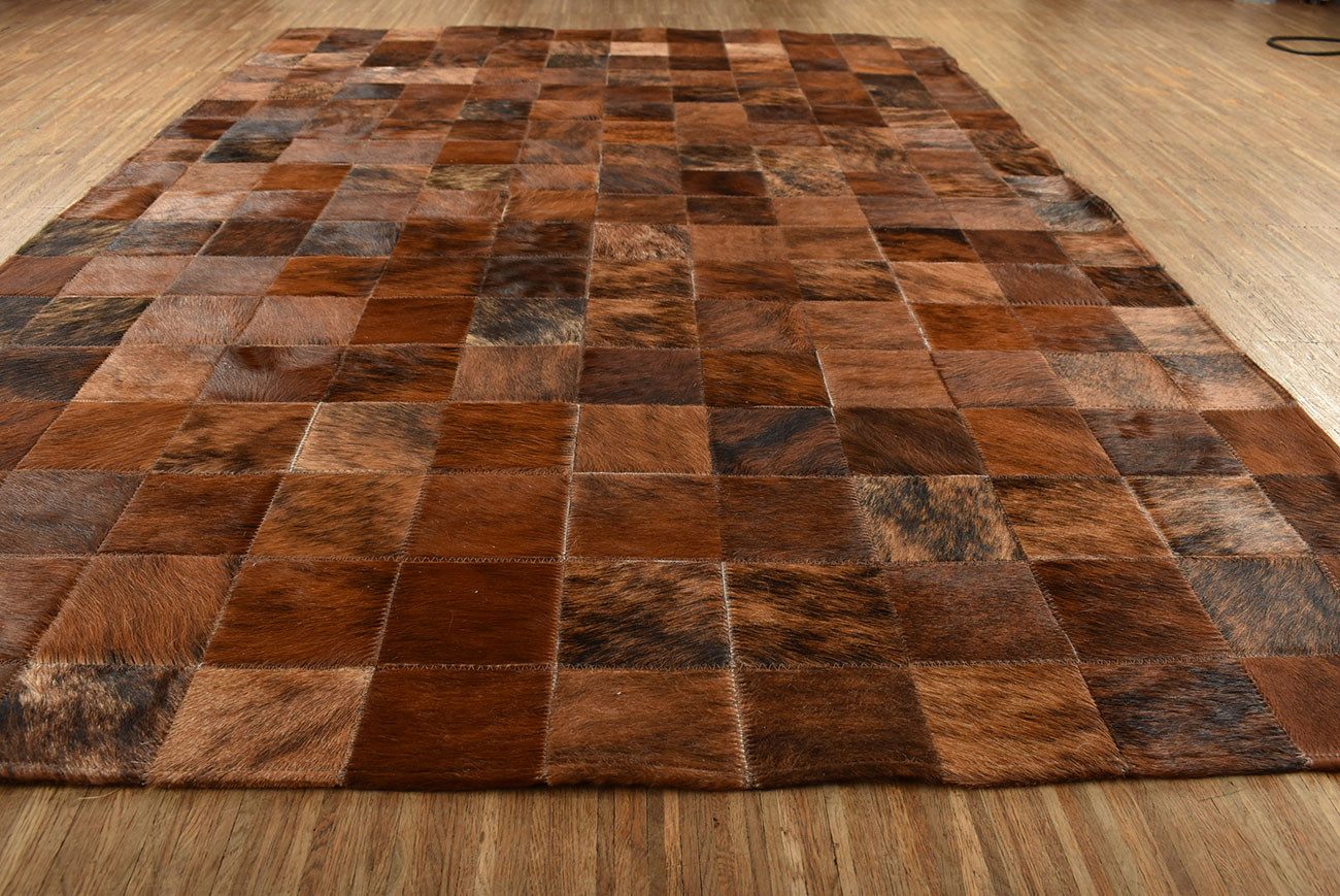 KUHFELL online & NOMAD Fellteppich Kuhfell Rinderfell Teppich Patchwork 180 x 120 cm in ver. Farben