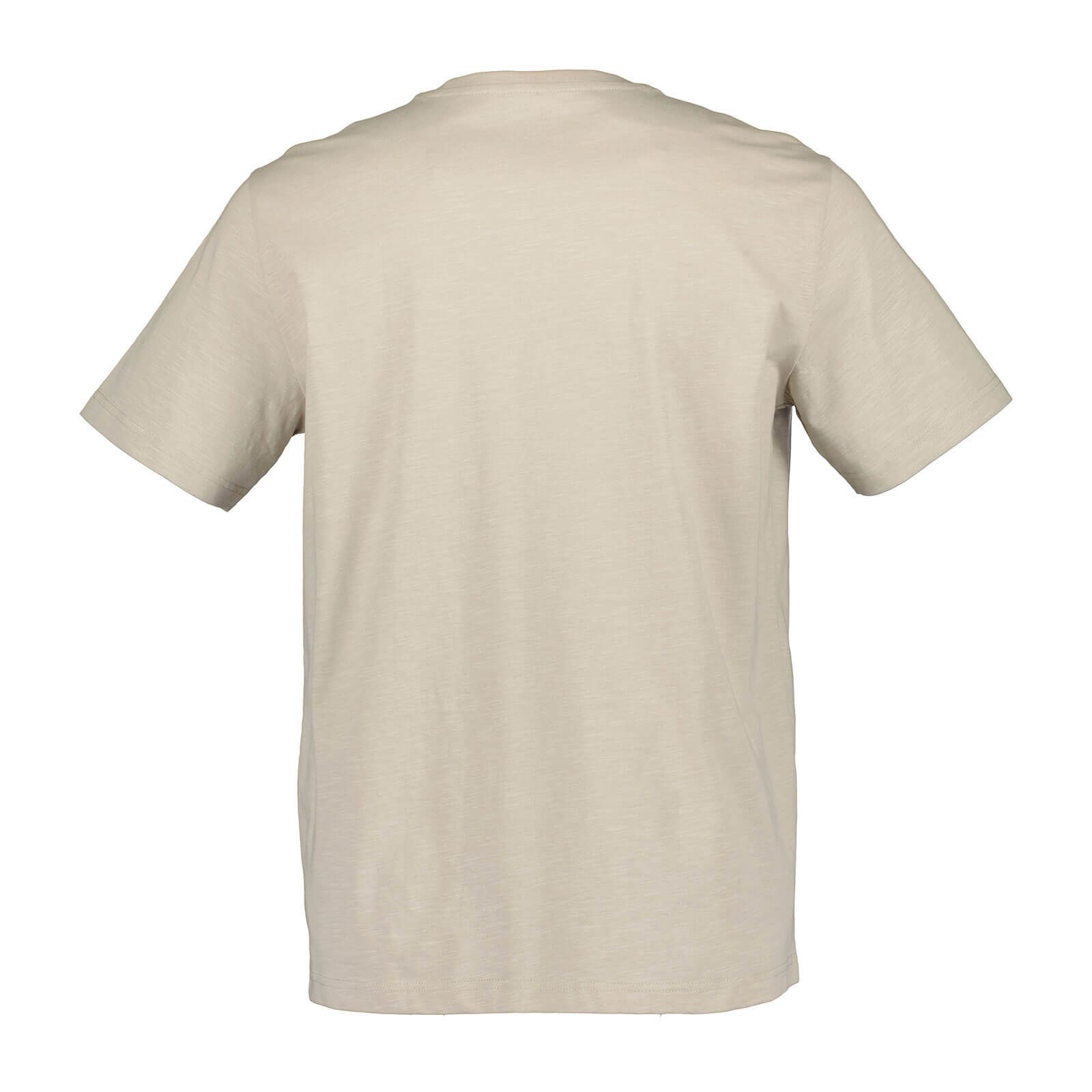Blue Seven T-Shirt 302845 Herren Kurzarm-Shirt mit dezentem High-Density-Druck aus Baumwolle