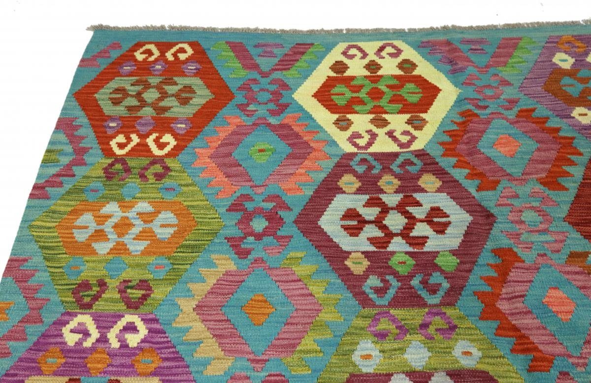 Orientteppich 3 Trading, Afghan Handgewebter mm Kelim Höhe: Orientteppich, Nain 409x589 rechteckig,
