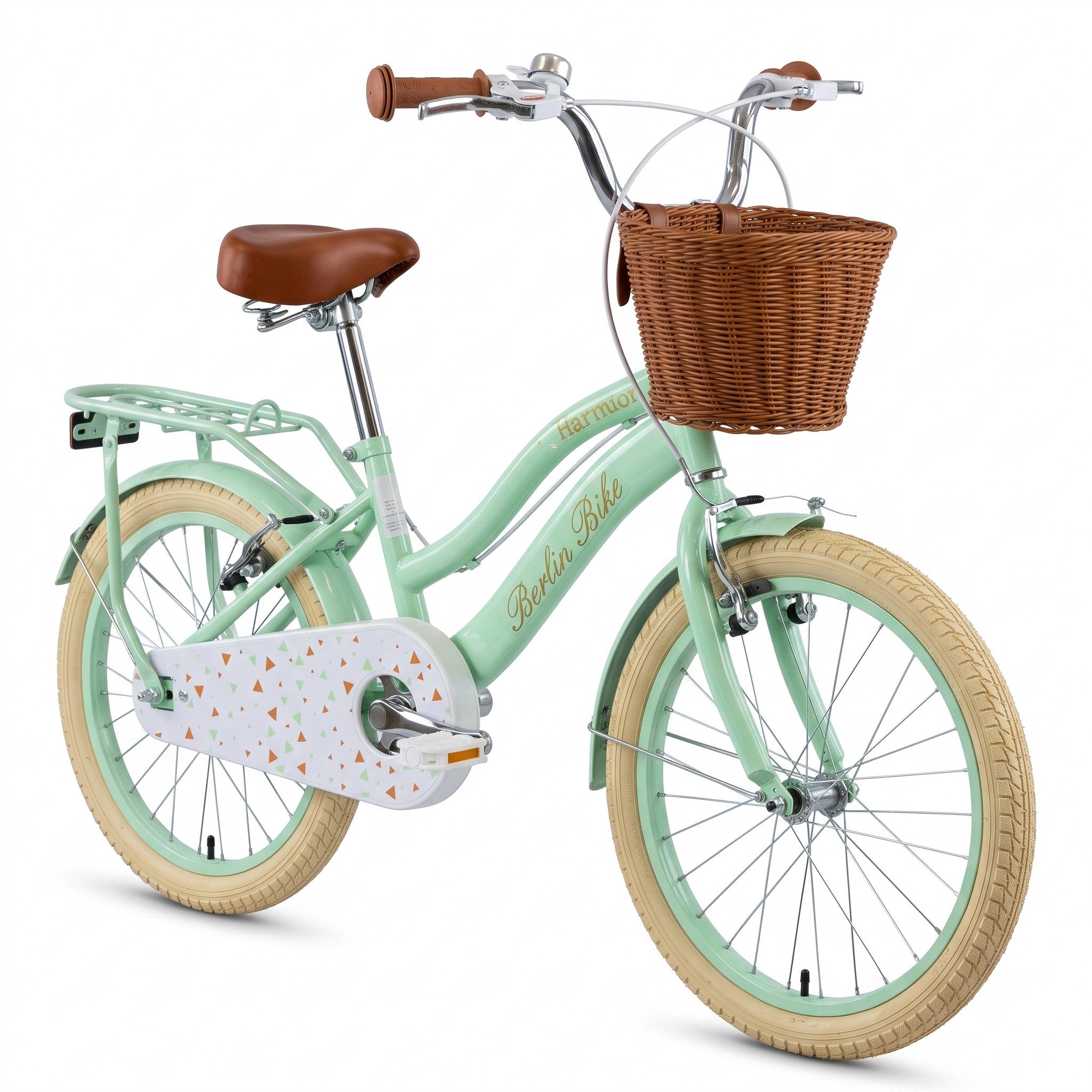 BERLIN BIKE Kinderfahrrad Harmony 16 Zoll für Jungen und Mädchen mit Stützräder, 1 Gang, 1 Gang, Spielerisch Balance und Motorik fördern