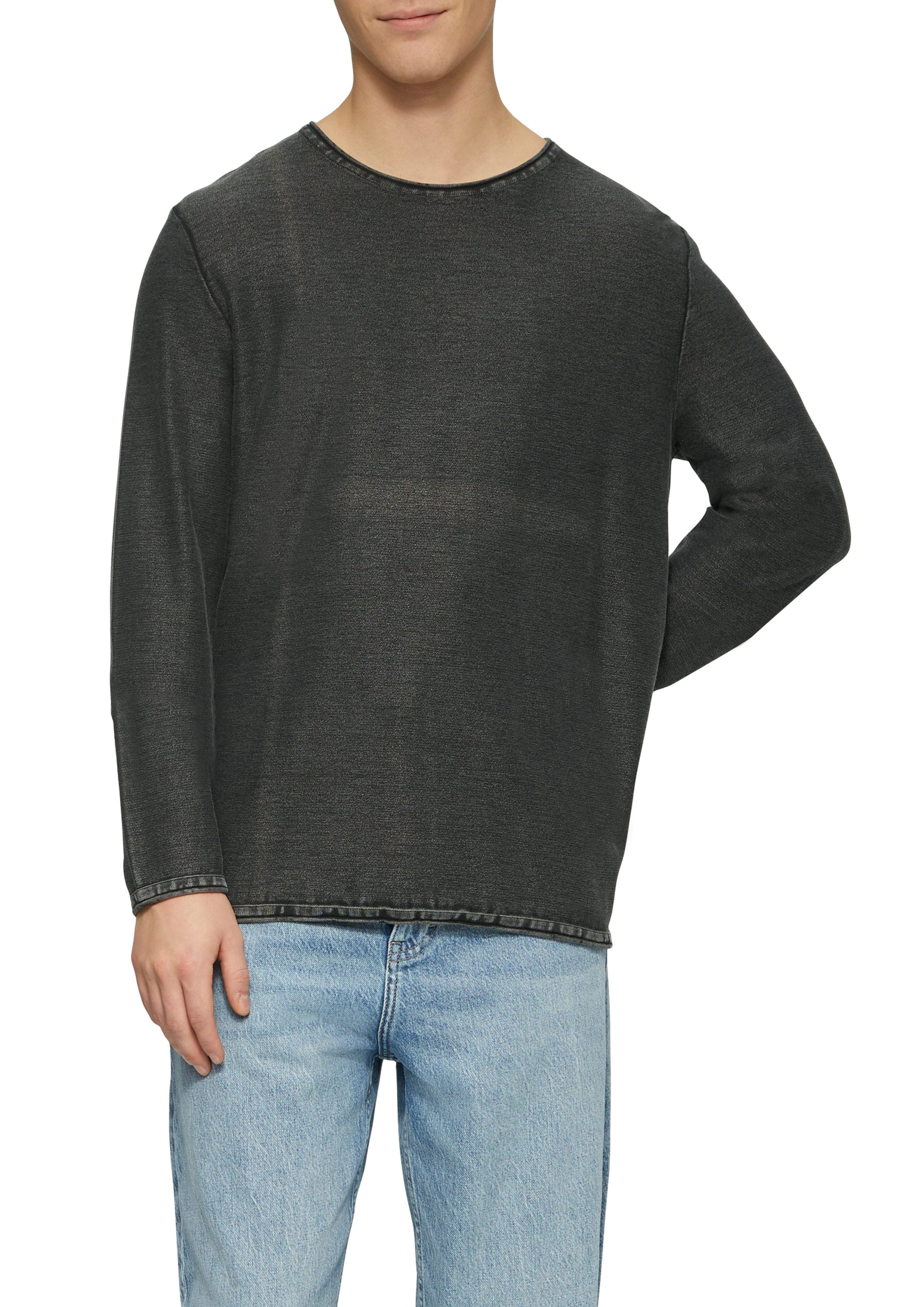 QS Strickpullover mit Rollkante günstig online kaufen