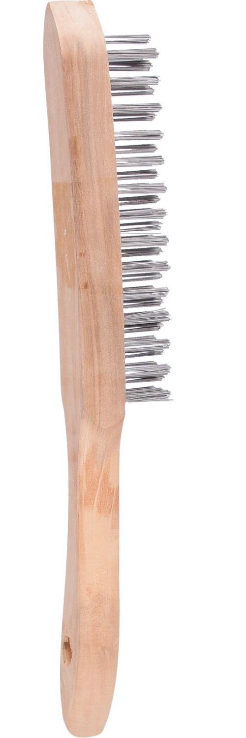Thumbnail - KS Tools Drahtbürste Stahl-Handdrahtbürste 3-reihig, 290mm