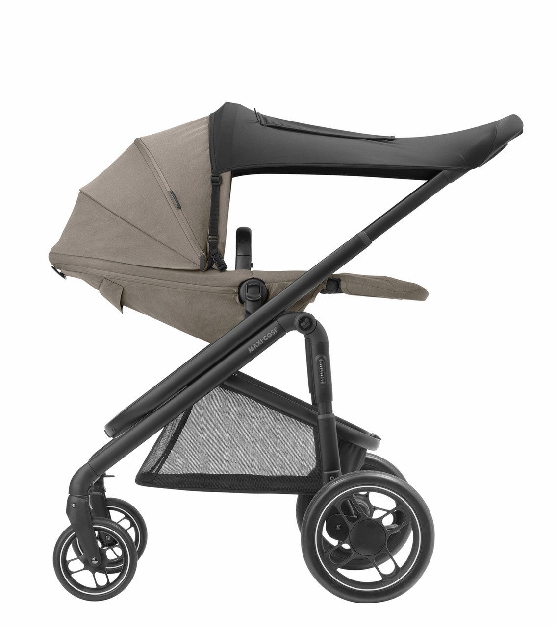 Maxi-Cosi Kinderwagen-Sonnenschutzhülle Maxi-Cosi Sonnenverdeck, kompatibel mit Maxi-Cosi Babywannen, Kinderwa, Schutzmaterialien mit USF 50+ Sichtfenster Perfekte Passform Mehre…