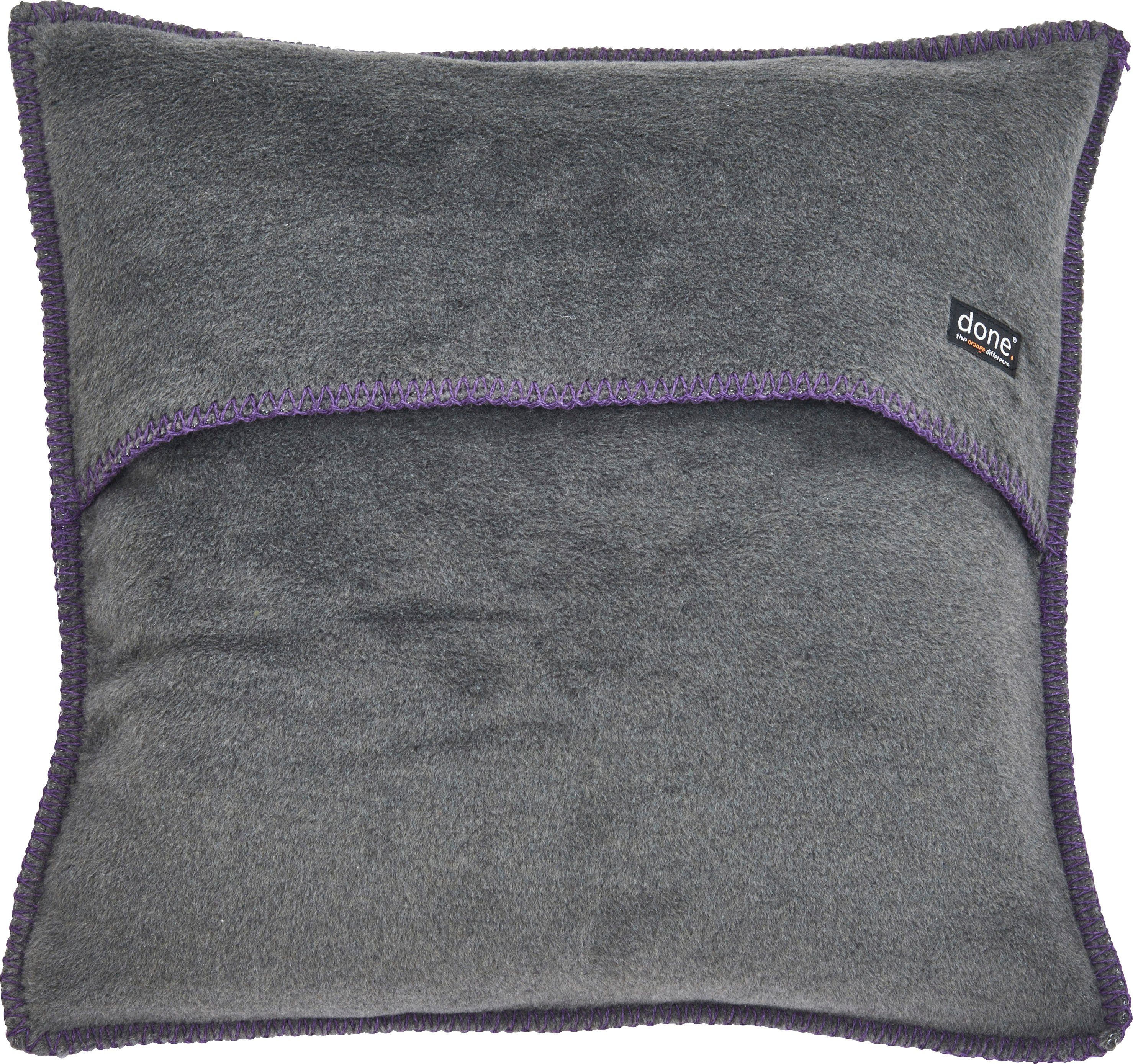 done.® Dekokissen Cozy, unifarben, Hotelverschluss, Kissenhüle günstig online kaufen