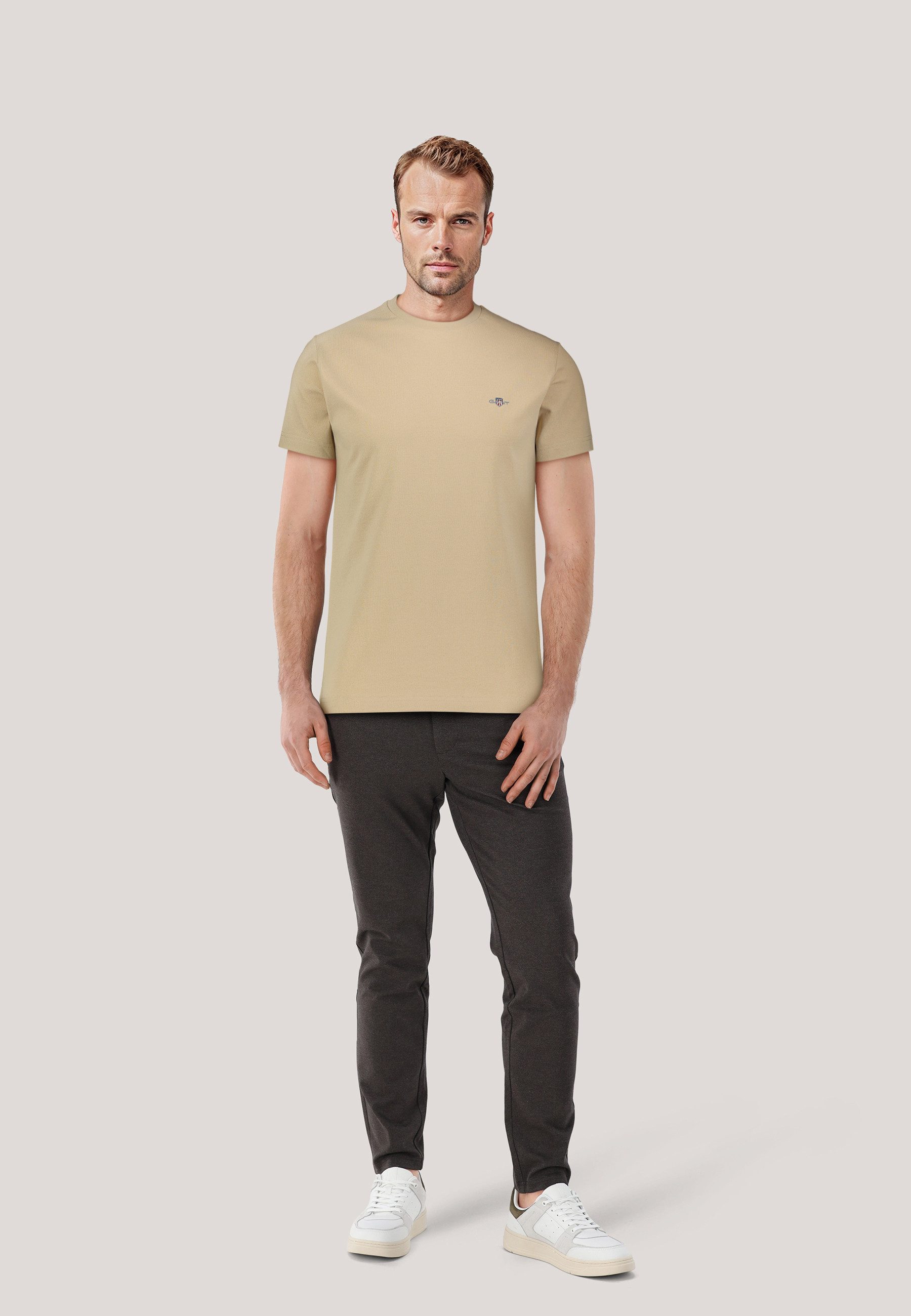 Gant T-Shirt Herren T-Shirt PIQUE Slim günstig online kaufen