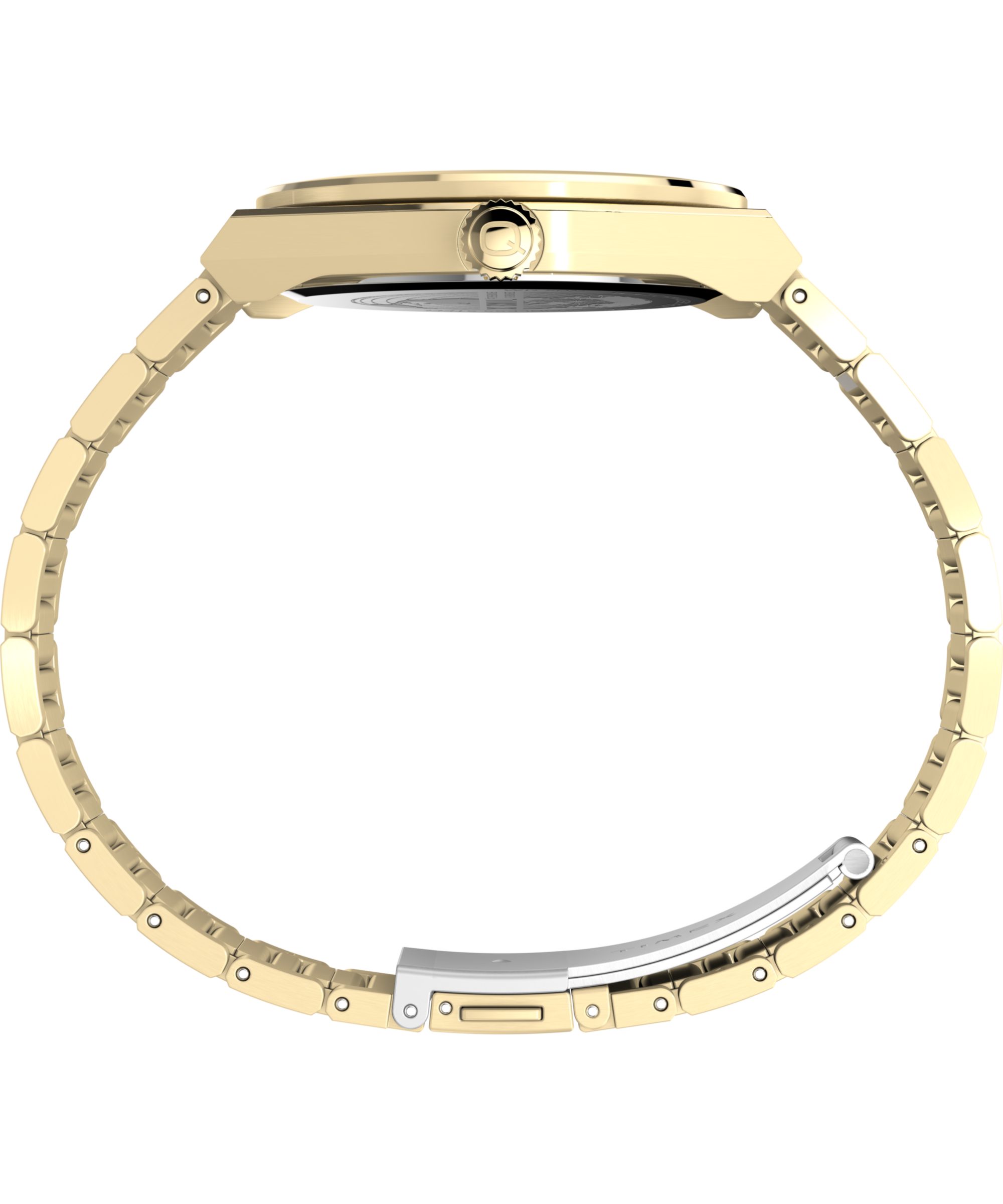 Timex Quarzuhr CONTINENTAL TW2Y35100AJ, Armbanduhr, Damenuhr, Edelstahlarmband, Datum, Leuchtzeiger