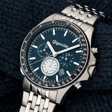 Gigandet Chronograph Volante, Mineralglas, Chronograph, Datumsanzeige, Tachymeter