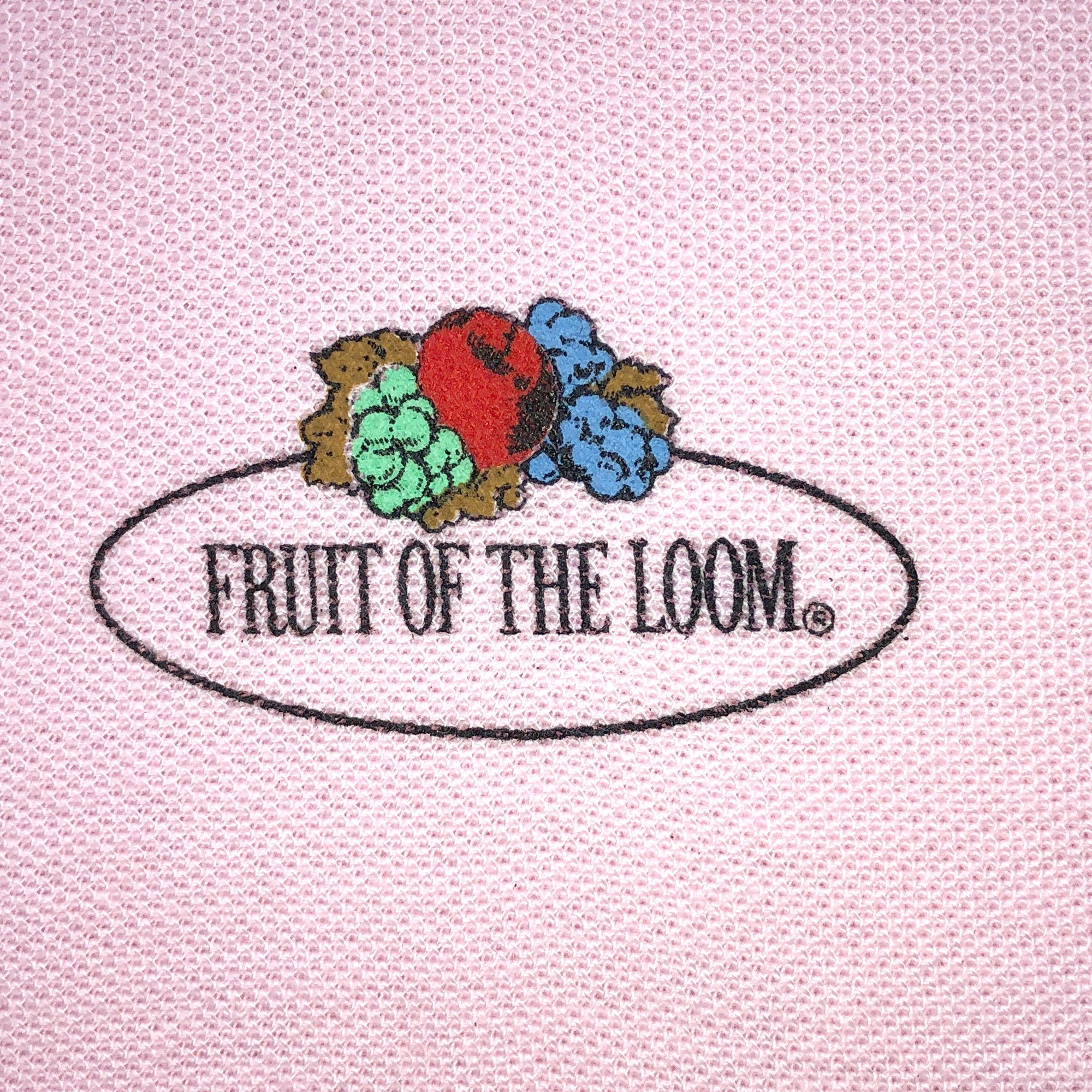 Fruit of rose mit Poloshirt Damen Loom the Polo-Shirt Vintage-Logo