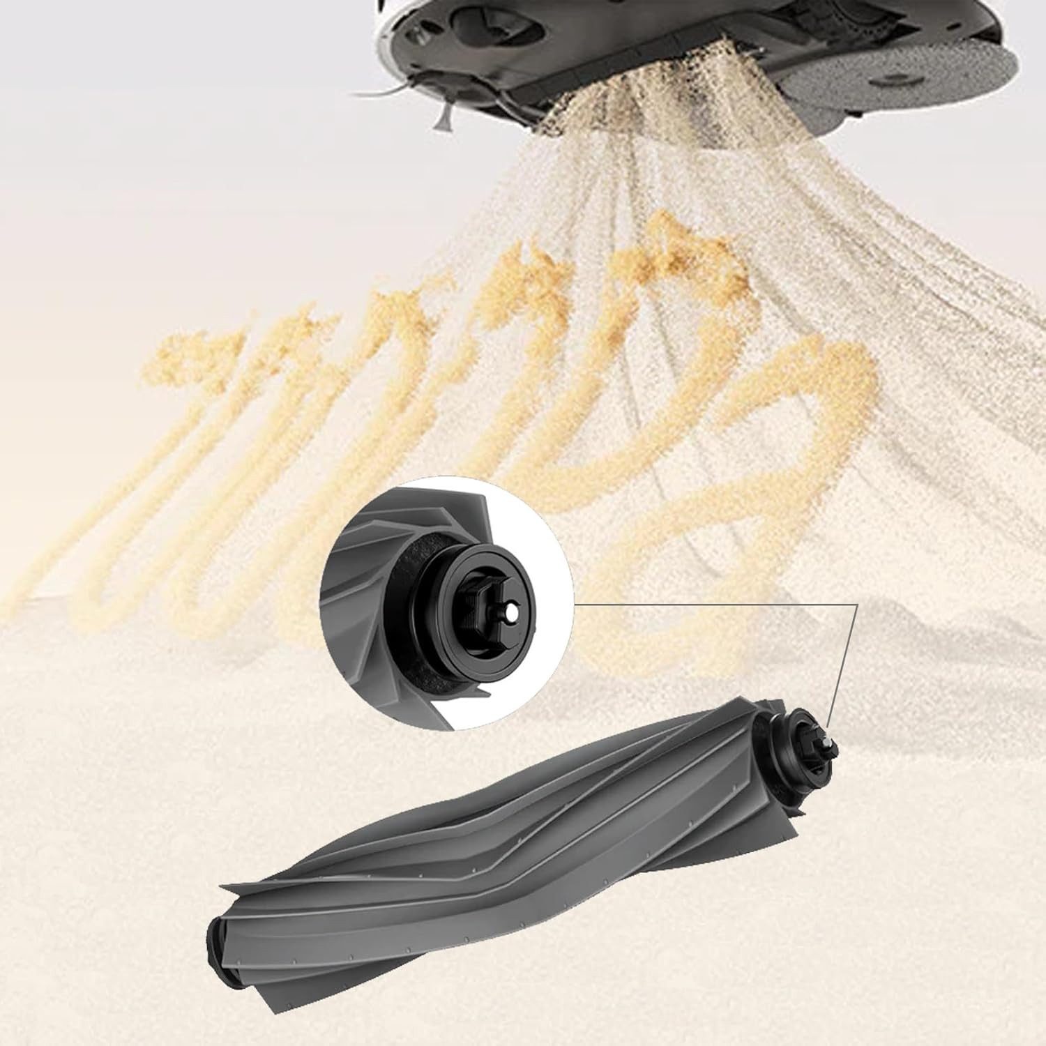 FELIXLEO Reinigungsbürsten-Set Geoviizon Ersatzset für Dreame L10s Ultra Hauptbürste Filter, (1-tlg)