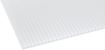 GUTTA Terrassendach Premium, BxT: 611x406 cm, Bedachung Doppelstegplatten, BxT: 611x406 cm, Dach Polycarbonat Opal