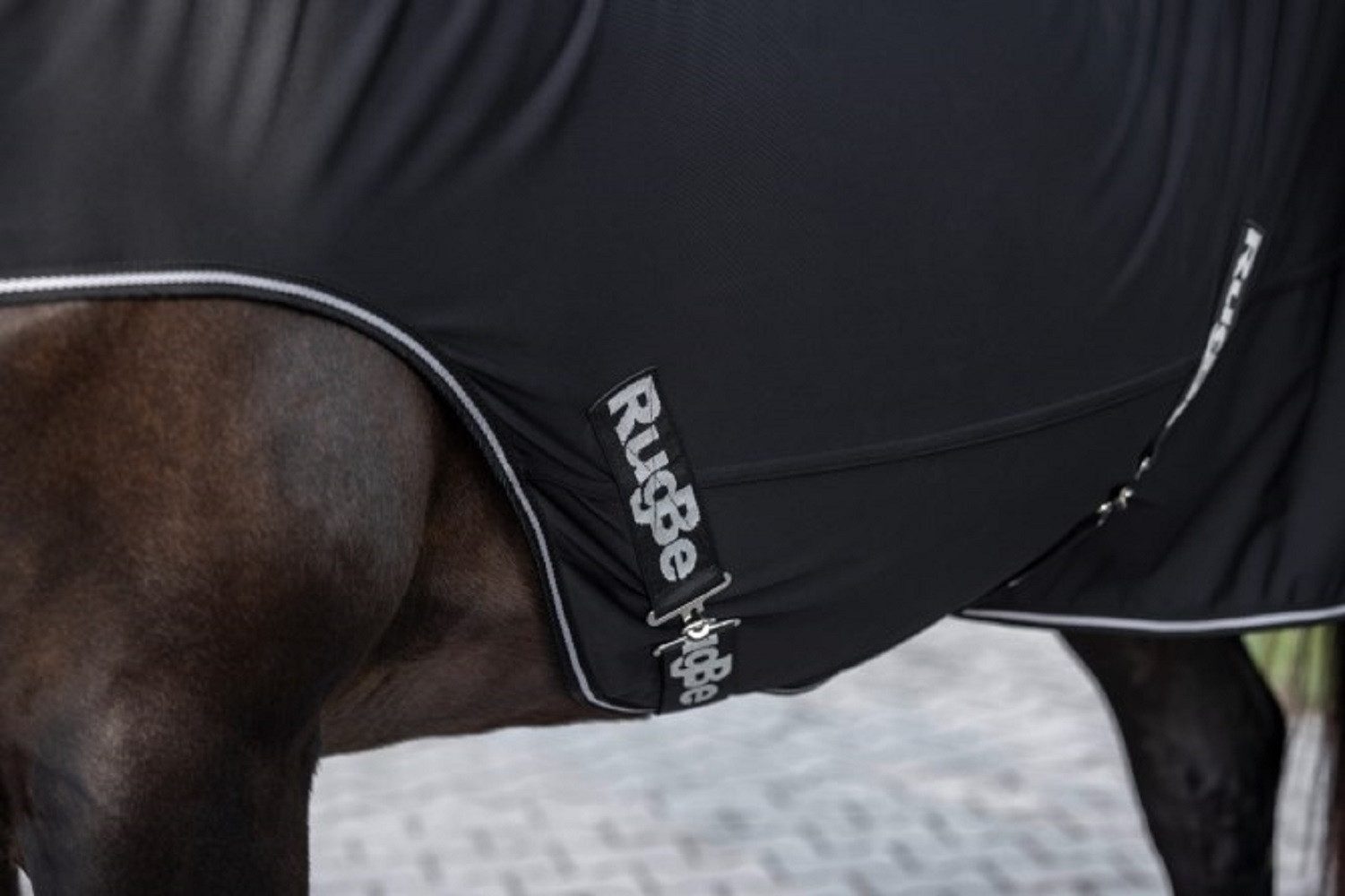 Kerbl Pferde-Stalldecke Führanlagendecke, schwarz, 145 cm, 3228277