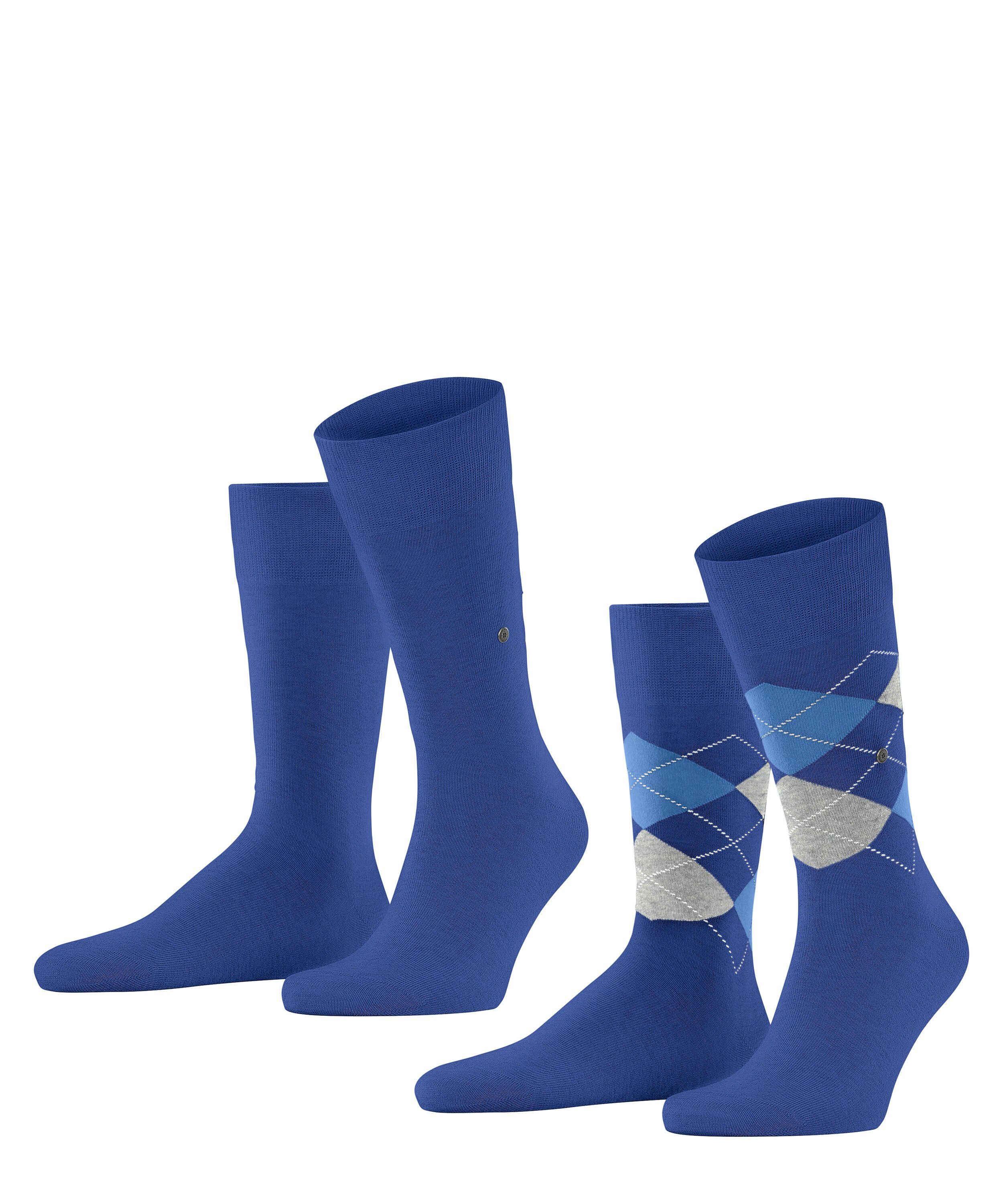 Burlington Socken Everyday Argyle Mix 2-Pack (2-Paar) night blue (6048)