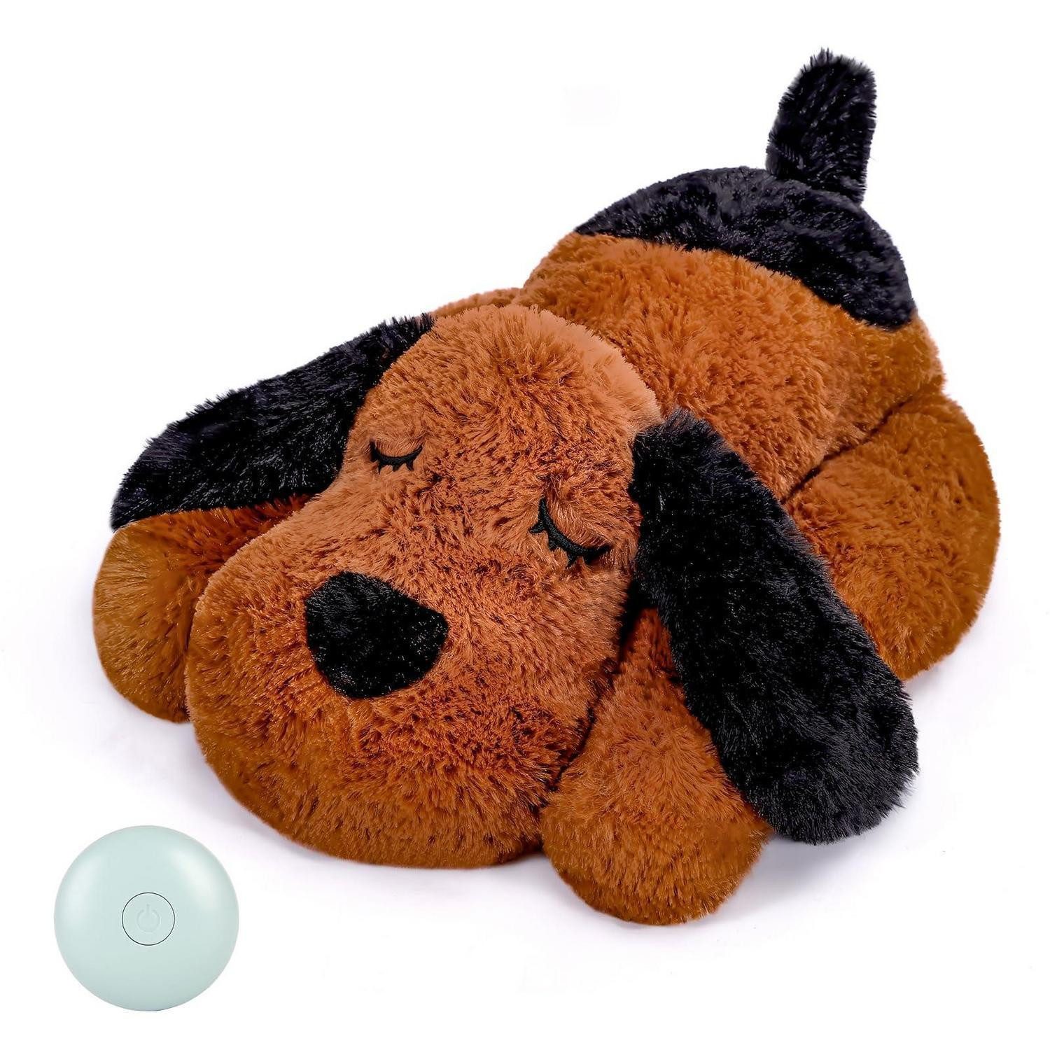 LuxusKollektion Tierkuscheltier Plüschhund Angstlinderung Braun, Textil, (1-tlg)